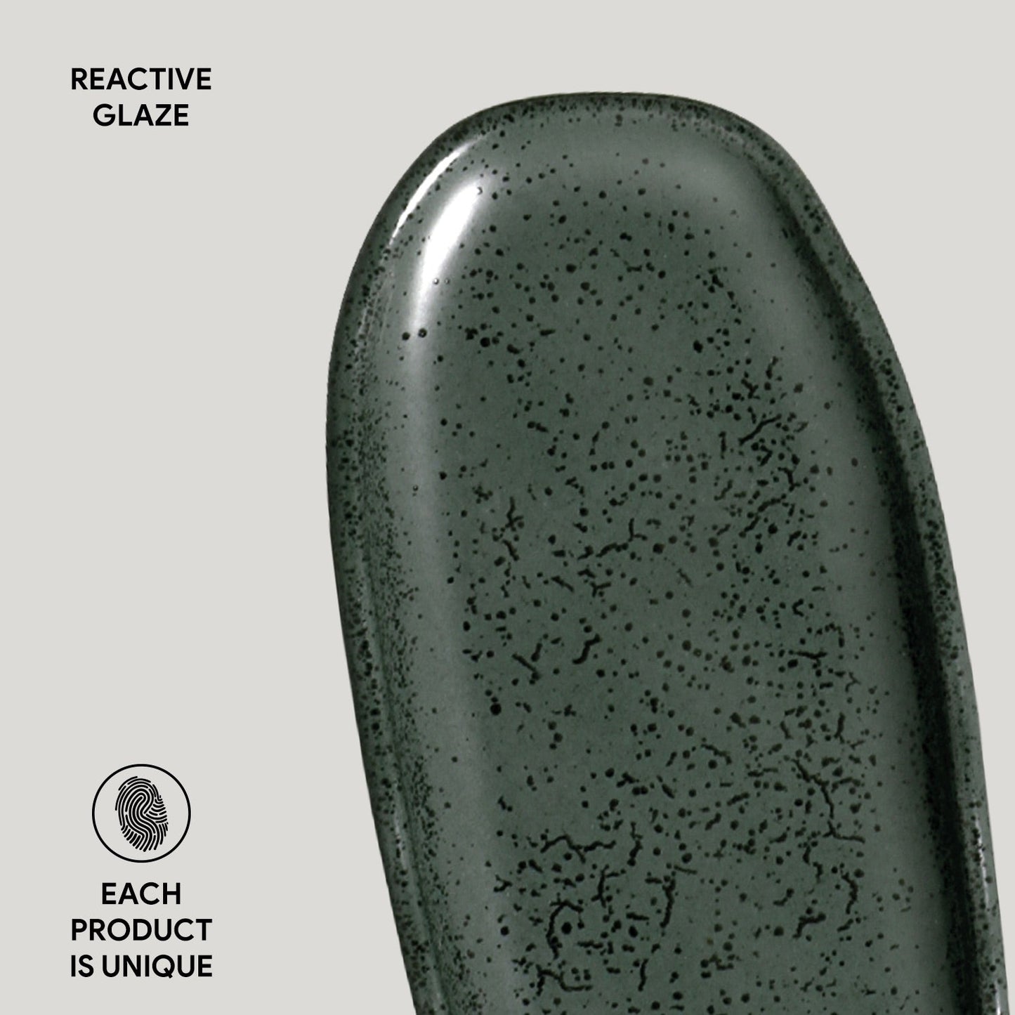 Porto Brasil GREENERY SHALLOW OVAL PR ORGANIC STONEWARE dia. 6.5x3.15"  SKU: '15214106501