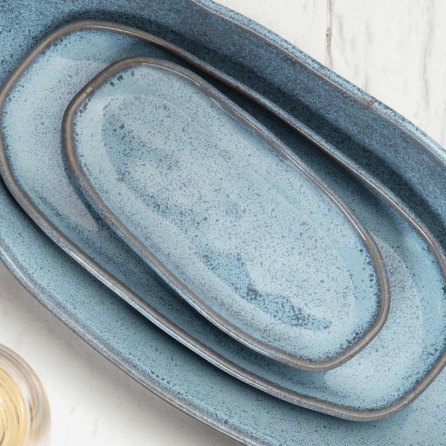 Porto Brasil BREEZE SHALLOW OVAL PR ORGANIC STONEWARE dia. 6.5x3.15" SKU: '15214109001