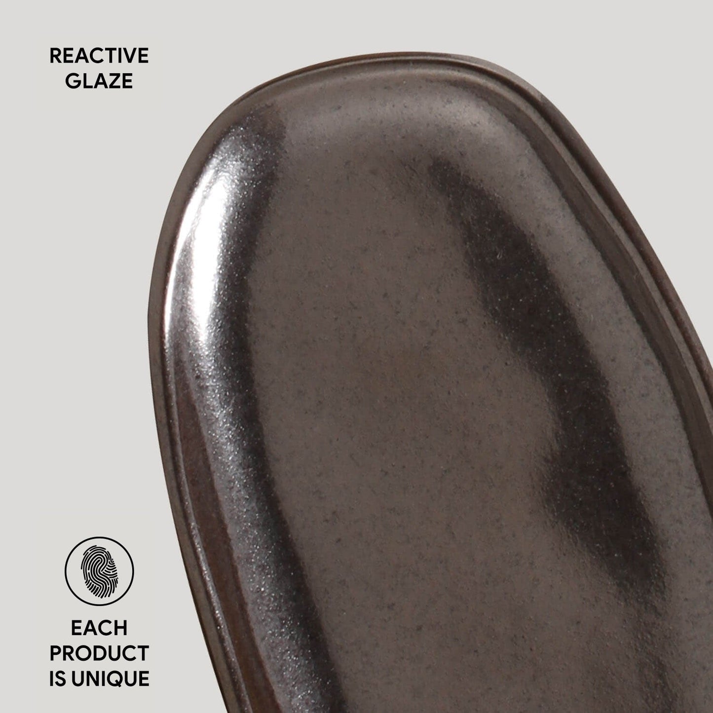 Porto Brasil METALLICA SHALLOW OVAL PR ORGANIC STONEWARE dia. 6.5x3.15" SKU: '15214109301