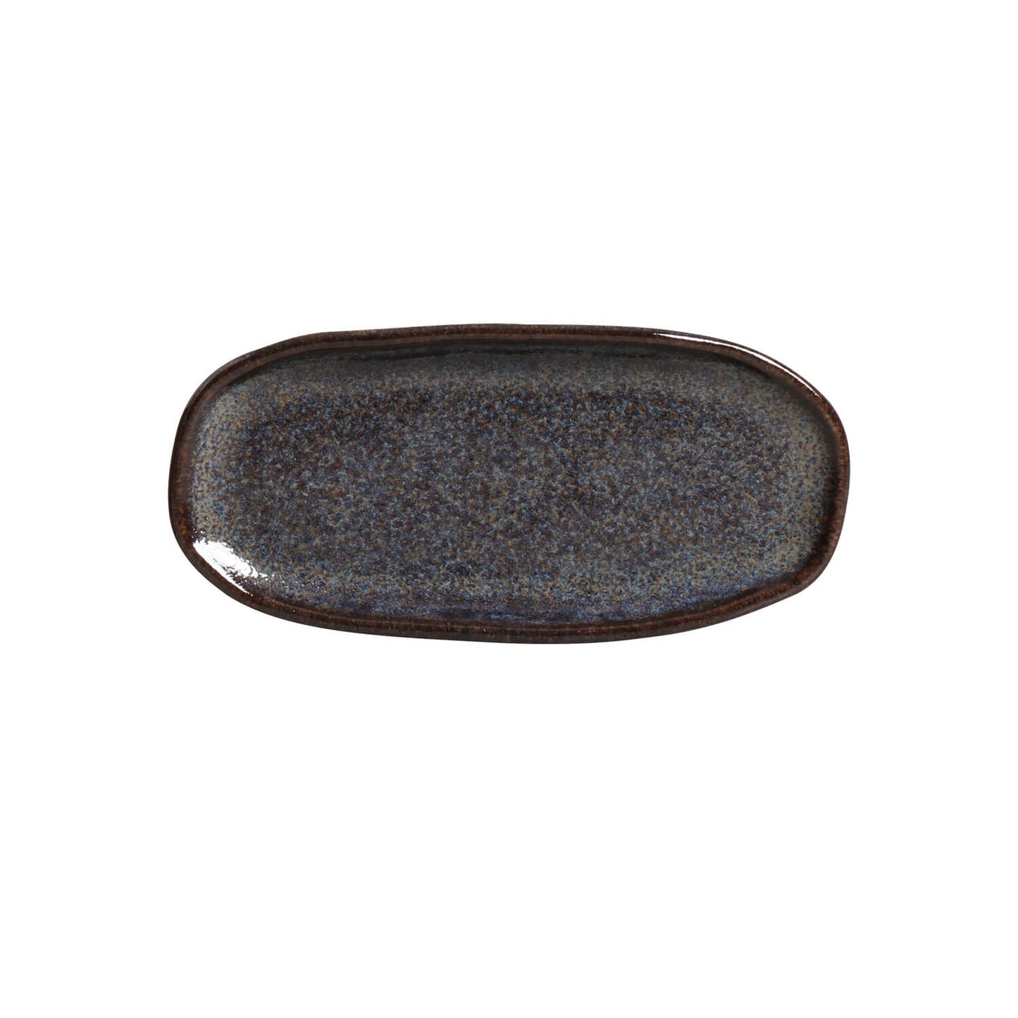 Porto Brasil TITANIUM SHALLOW OVAL PR ORGANIC STONEWARE dia. 6.5x3.15" SKU: '15214109401
