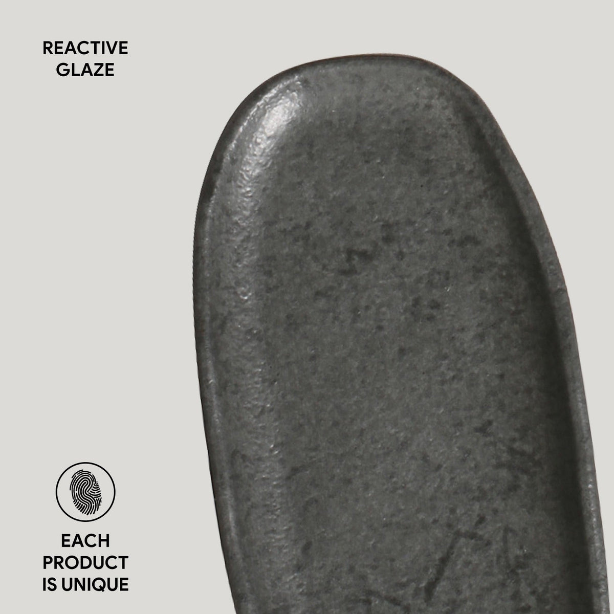 Porto Brasil CHROMIUM SHALLOW OVAL PR ORGANIC STONEWARE dia. 6.5x3.15" SKU: '15214115901