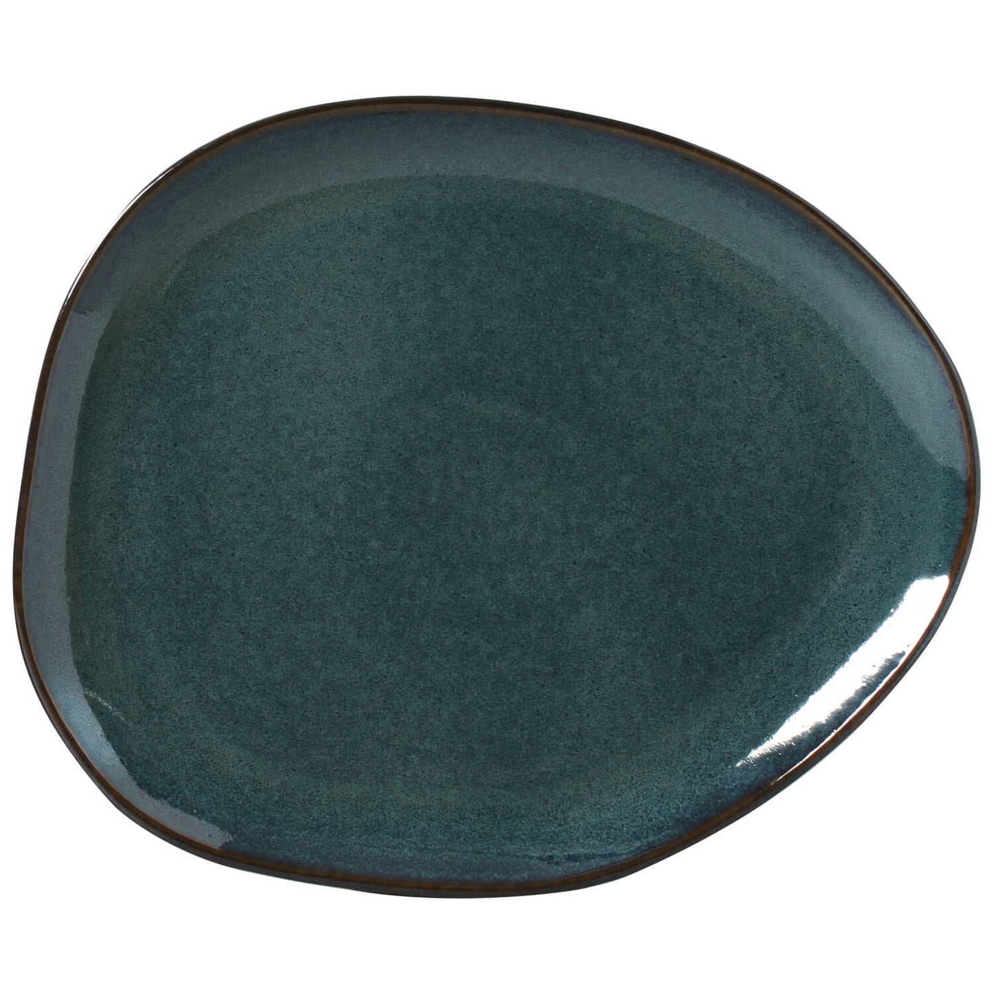 Porto Brasil OCEANO OVAL DINNER PLATE ORGANIC STONEWARE dia. 12.2" SKU: '15314106701