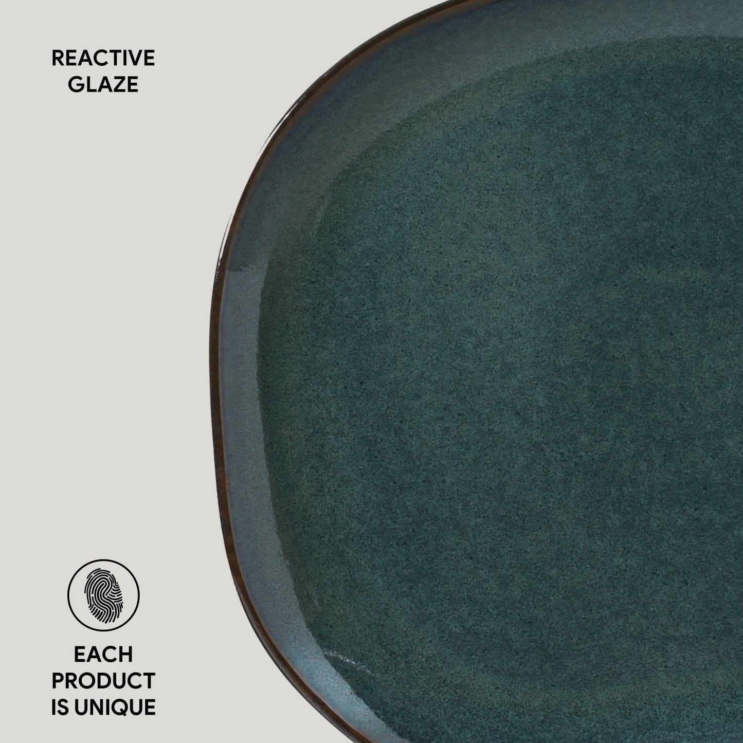 Porto Brasil OCEANO OVAL DINNER PLATE ORGANIC STONEWARE dia. 12.2" SKU: '15314106701
