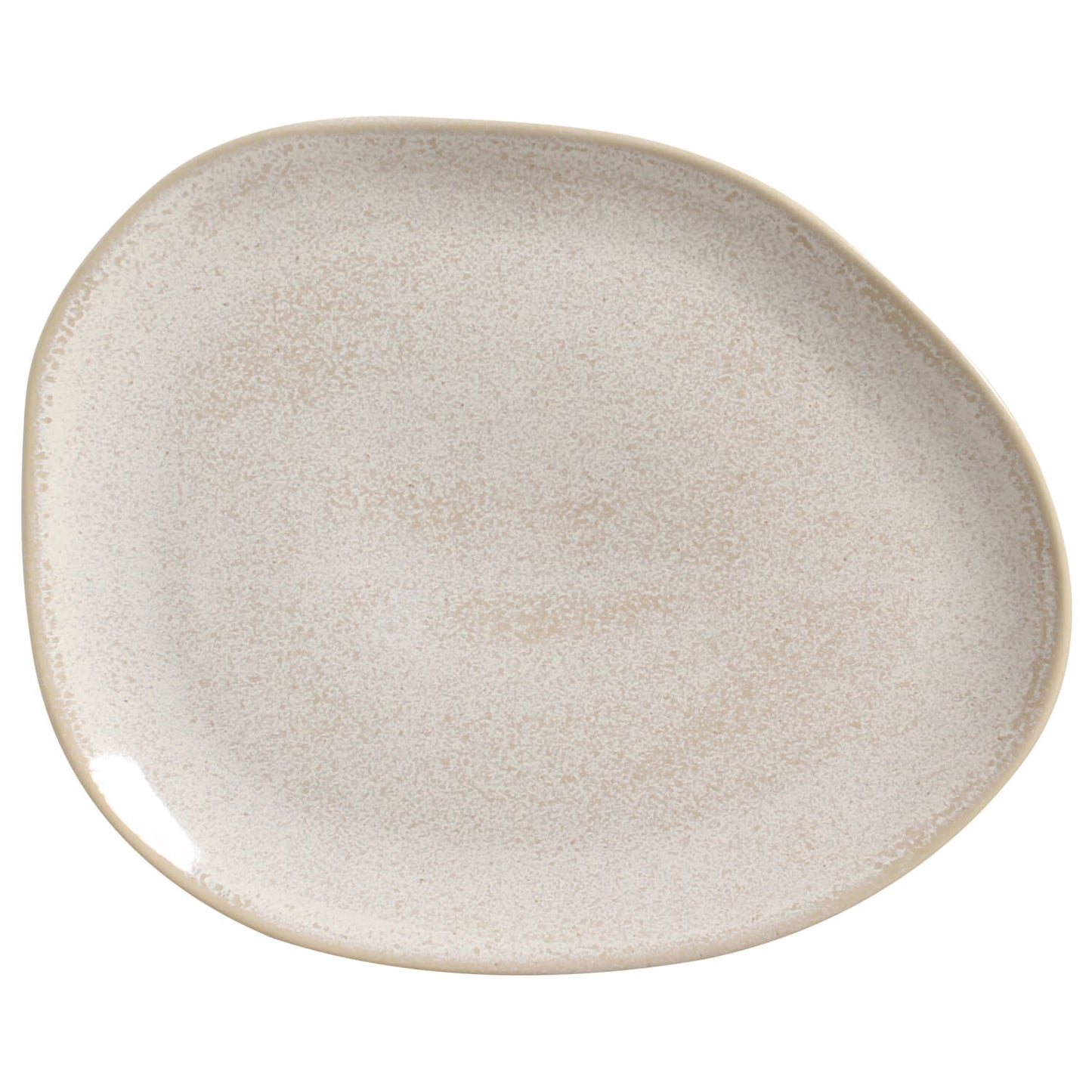 Porto Brasil LATTE OVAL DINNER PLATE ORGANIC STONEWARE dia. 12.2" SKU: '15314108501