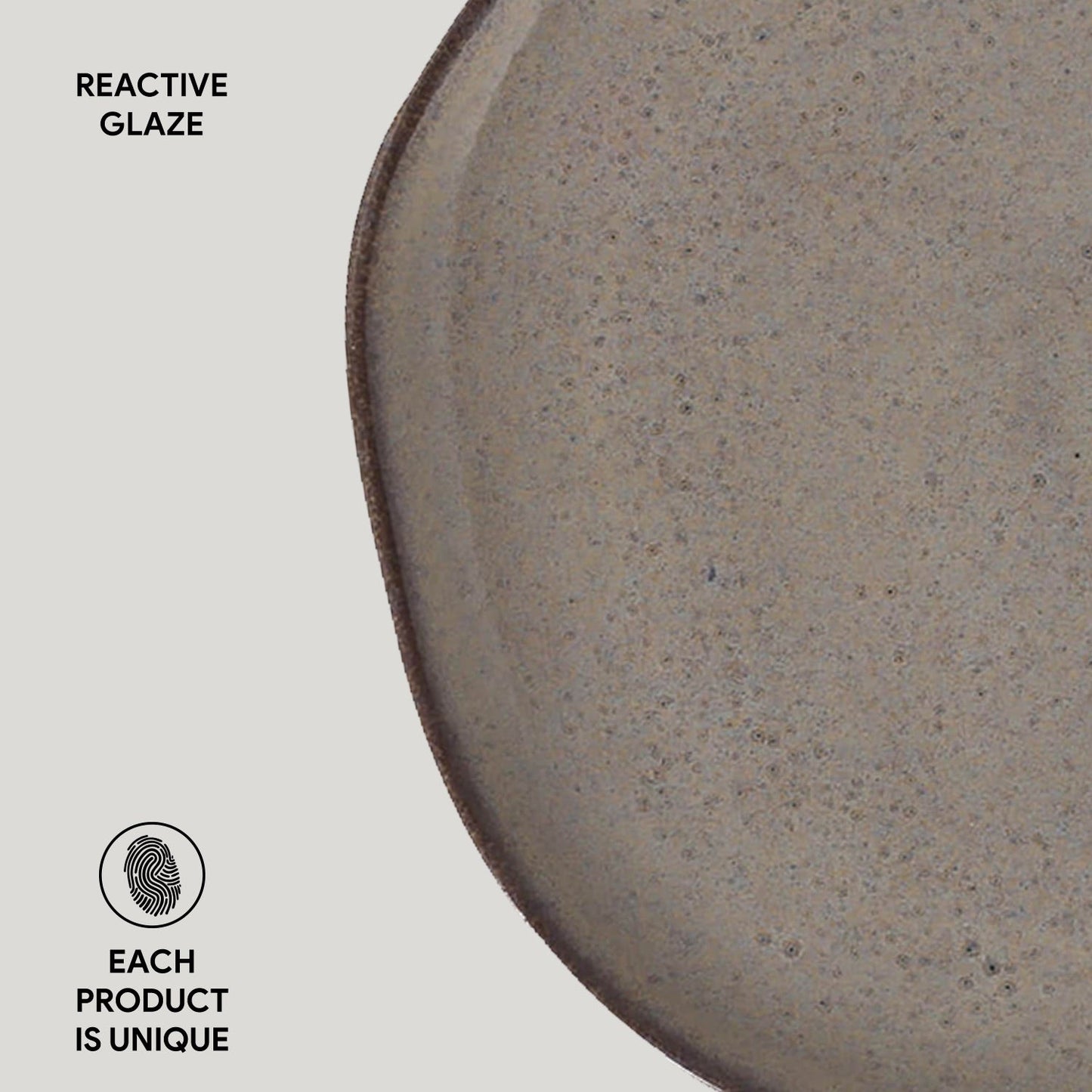 Porto Brasil TOURMALINE OVAL DINNER PLATE ORGANIC STONEWARE dia. 12.2" SKU: '15314108901