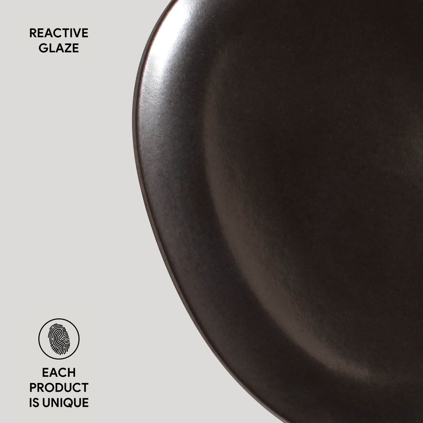 Porto Brasil METALLICA OVAL DINNER PLATE ORGANIC STONEWARE dia. 12.2" SKU: '15314109301