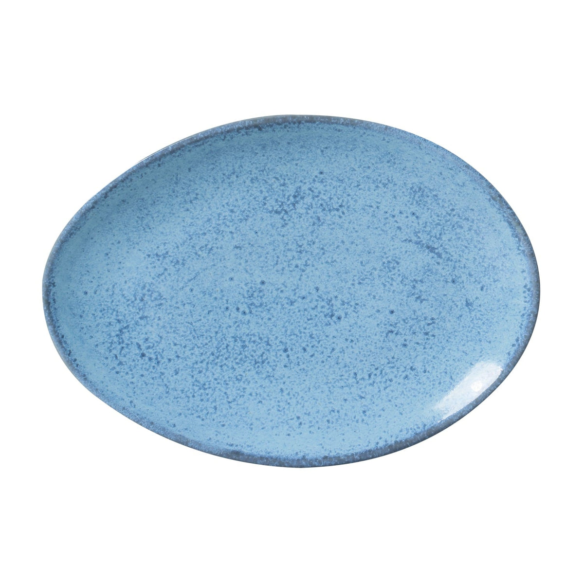 Porto Brasil BREEZE OVAL DESSERT PLATE ORGANIC STONEWARE dia. 8.86" SKU: '15414109001