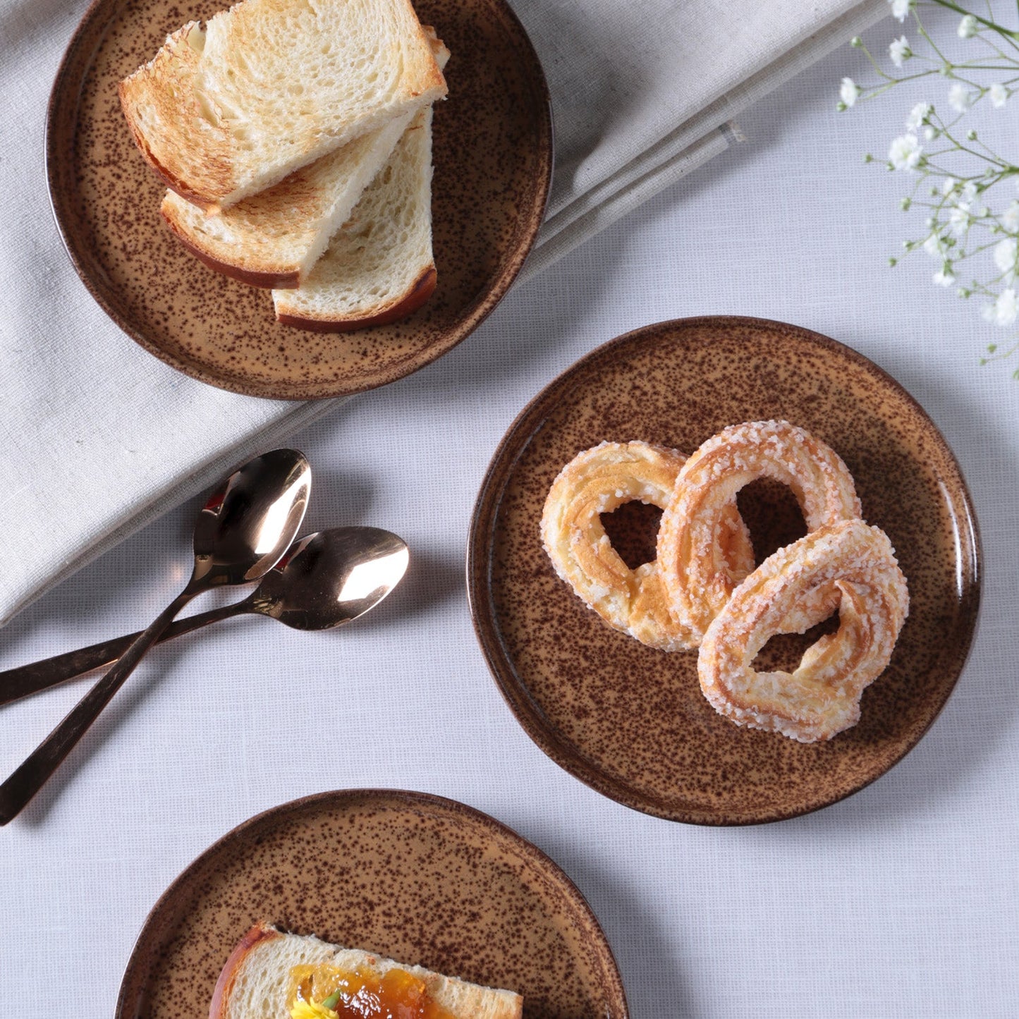 Porto Brasil DIJON BREAD PLATE STONEWARE dia. 6.1x0.63" SKU: '15931105801