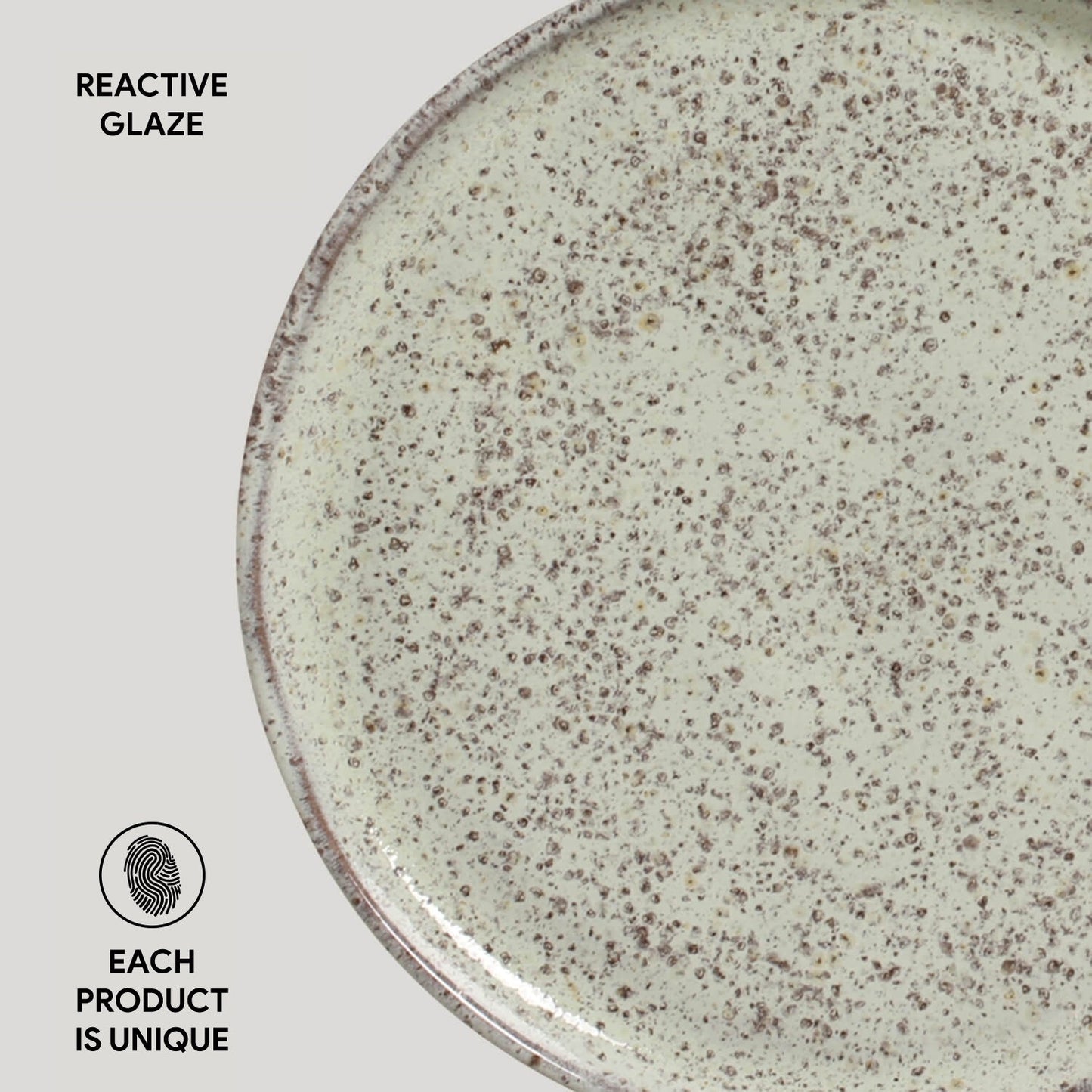 Porto Brasil PISTACHE BREAD PLATE STONEWARE dia. 6.1x0.63" SKU: '15931108801
