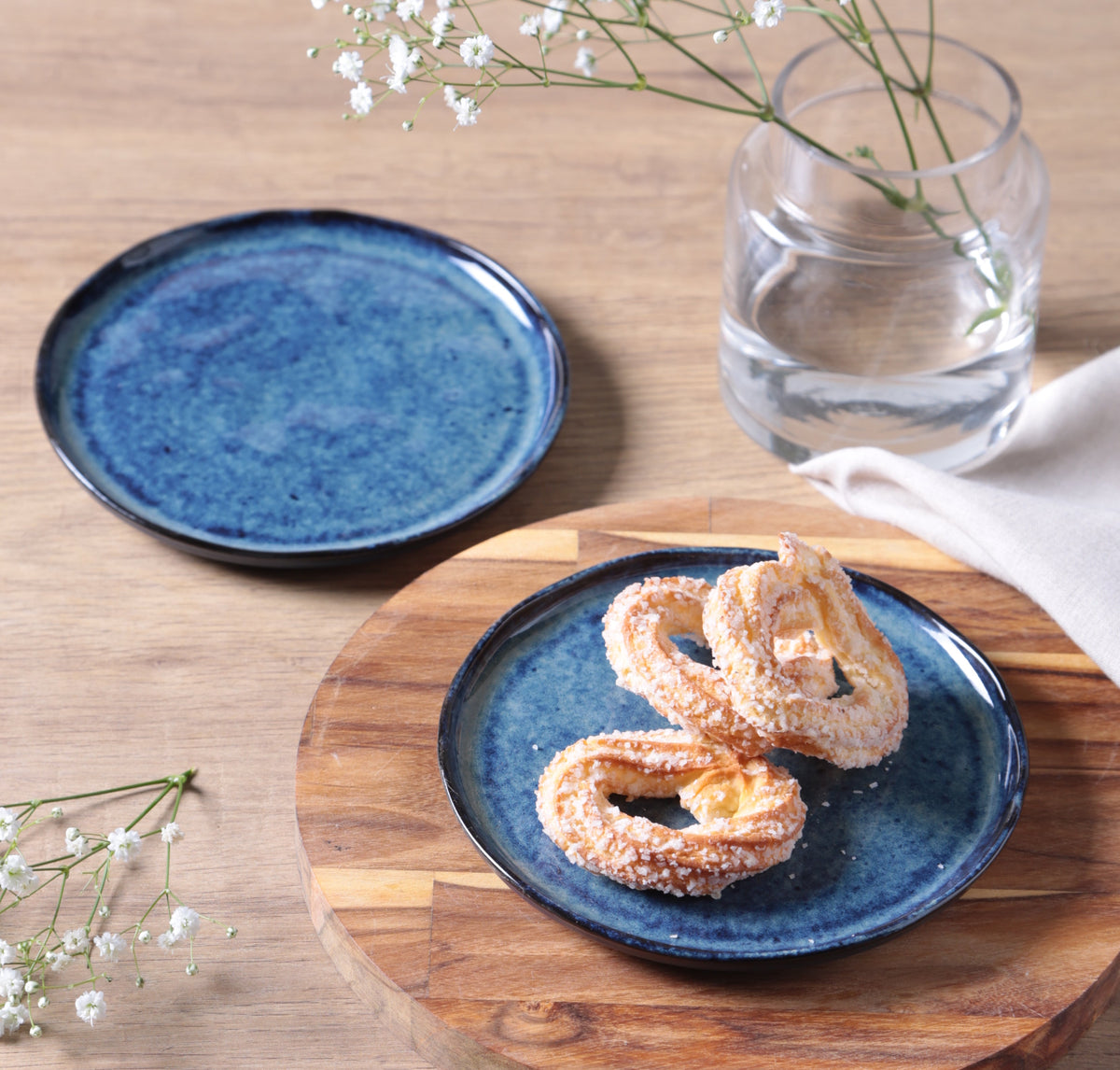 Porto Brasil DENIM BREAD PLATE STONEWARE dia. 15.5x1.6CM SKU: '15931113001