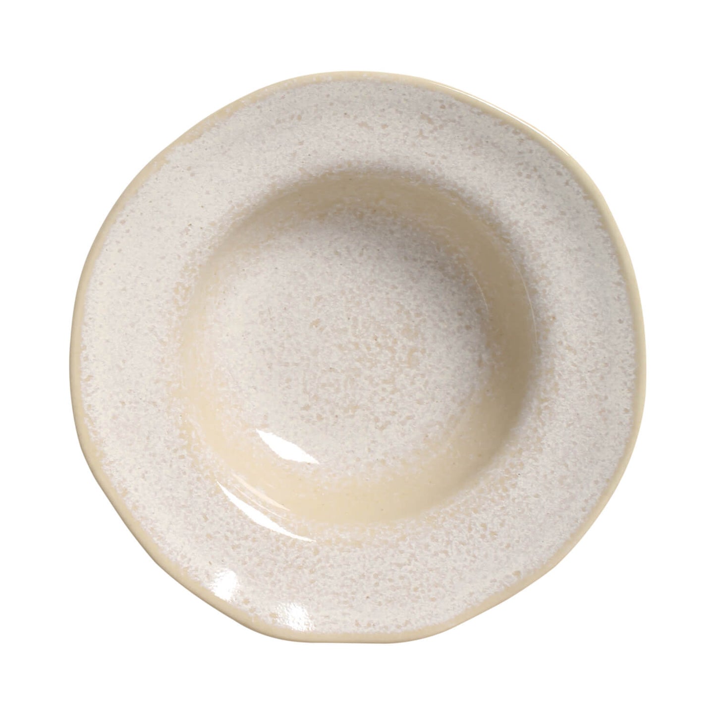 Porto Brasil LATTE DEEP RIM PLATE  STONEWARE dia. 7.48x2.17"  SKU: '16014108501