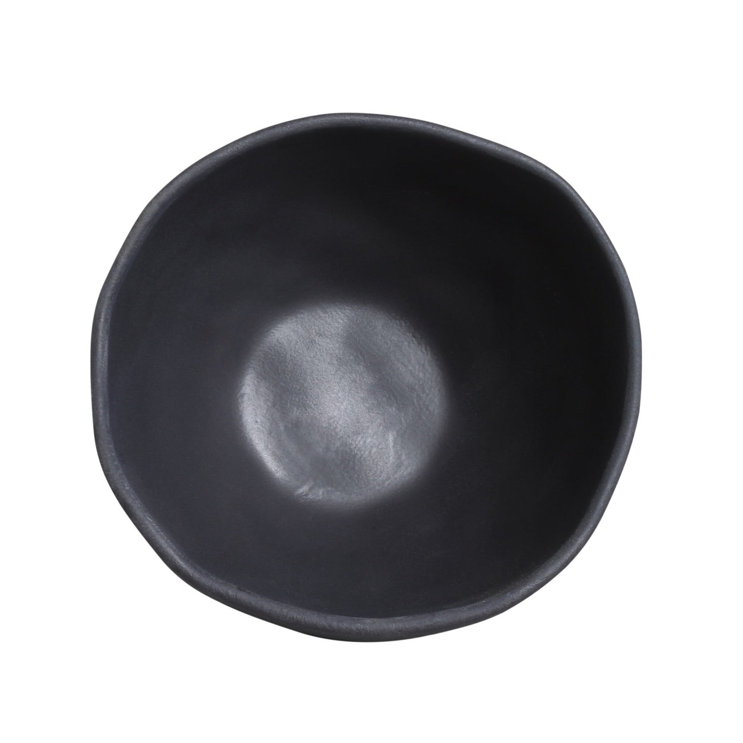 Porto Brasil MATTE BLACK BOWL ORGANIC STONEWARE dia. 5.24" SKU: '191473901