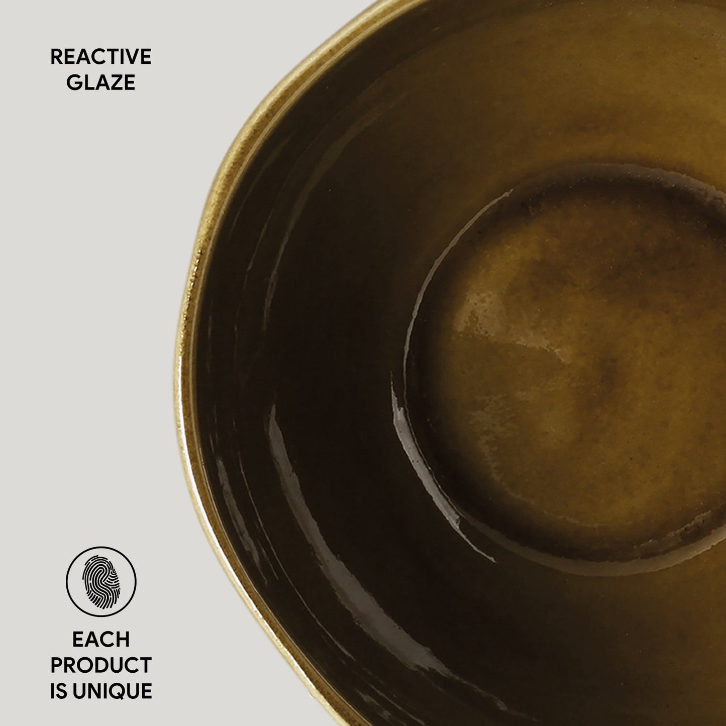 Porto Brasil AMBER BOWL ORGANIC STONEWARE dia. 5.24" SKU: '191477101