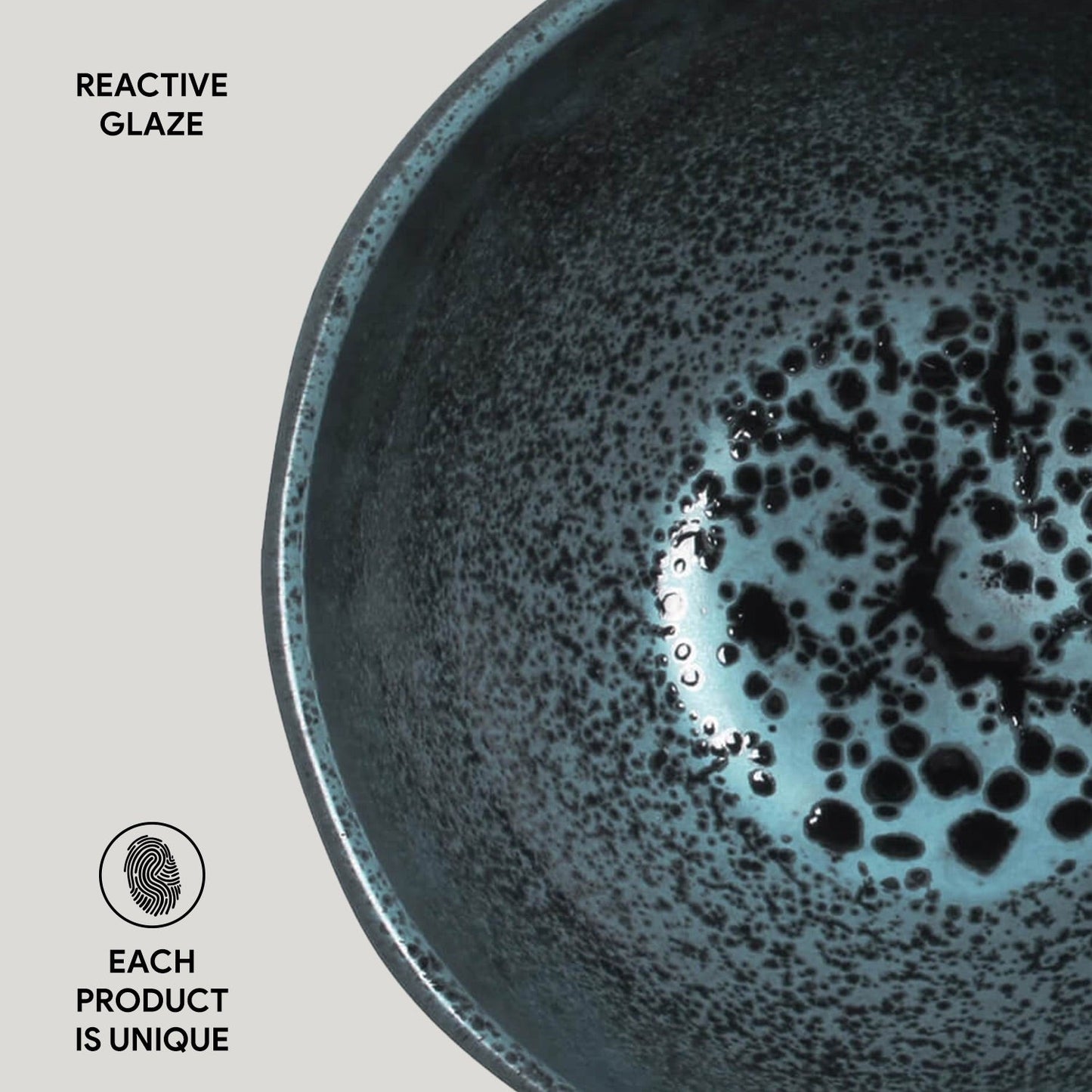 Porto Brasil NIGHT SKY BOWL ORGANIC STONEWARE dia. 5.24" SKU: '191481301