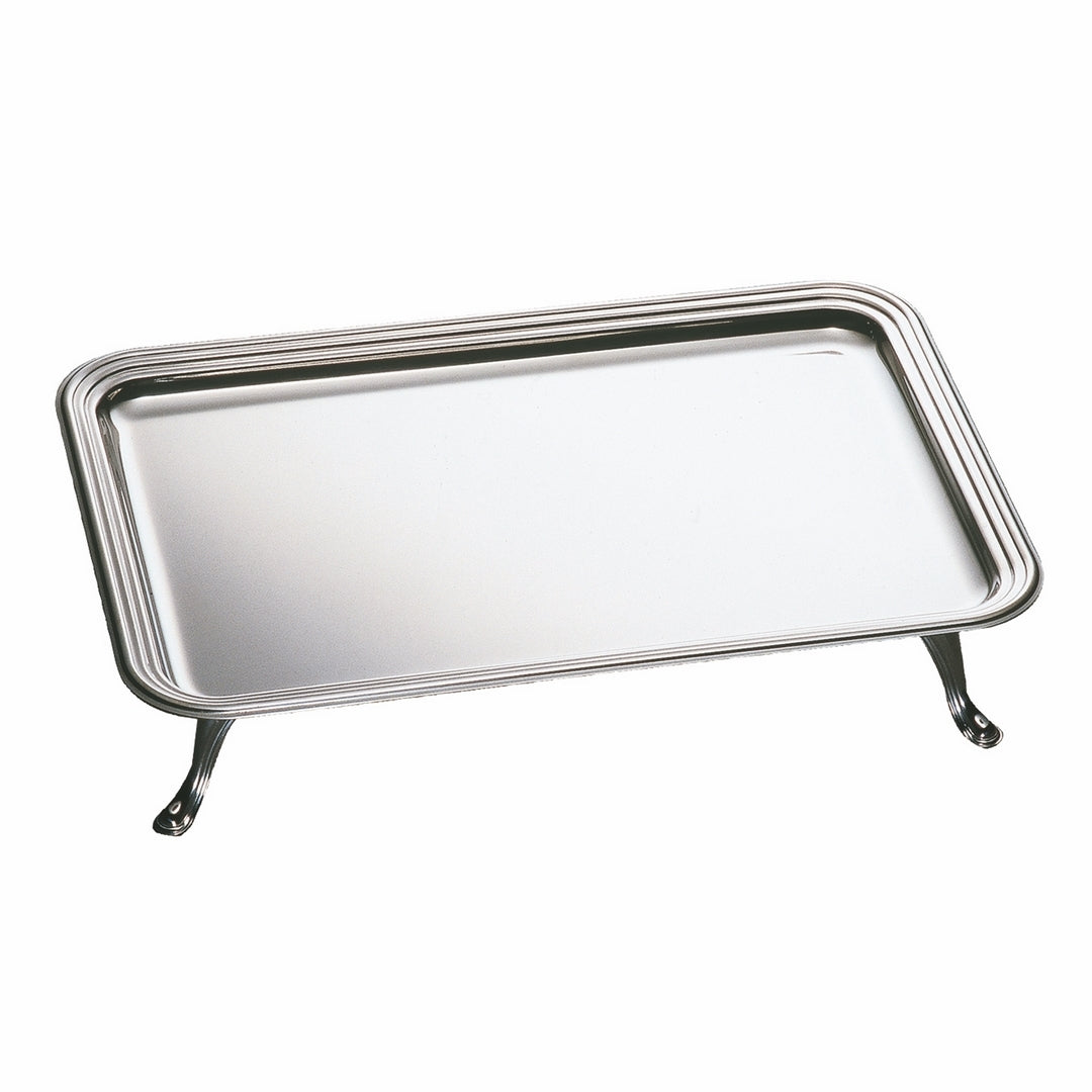 Footed Rectangular Tray; L: 17-3/4" W: 12-1/4"