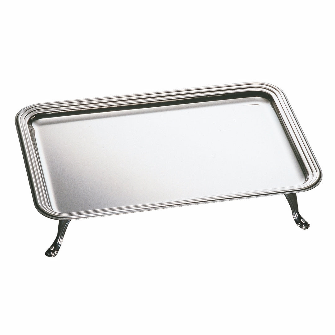 Footed Rectangular Tray; L: 19-5/8" W: 13-3/8"