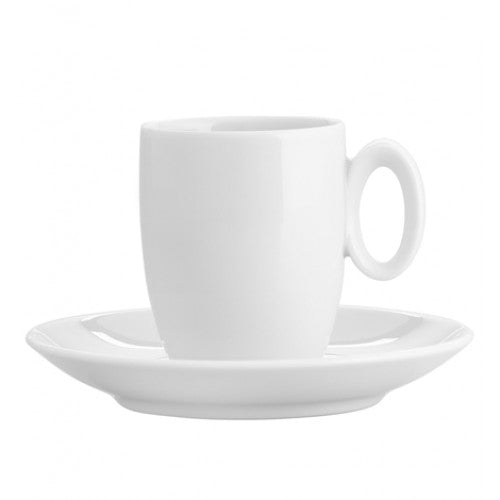 Vista Alegre Broadway White - Coffee Cup & Saucer SKU: 21085919