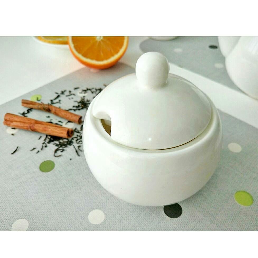 Wilmax Fine Porcelain Sugar Bowl 8 Oz | 250 Ml SKU: WL-995021/A