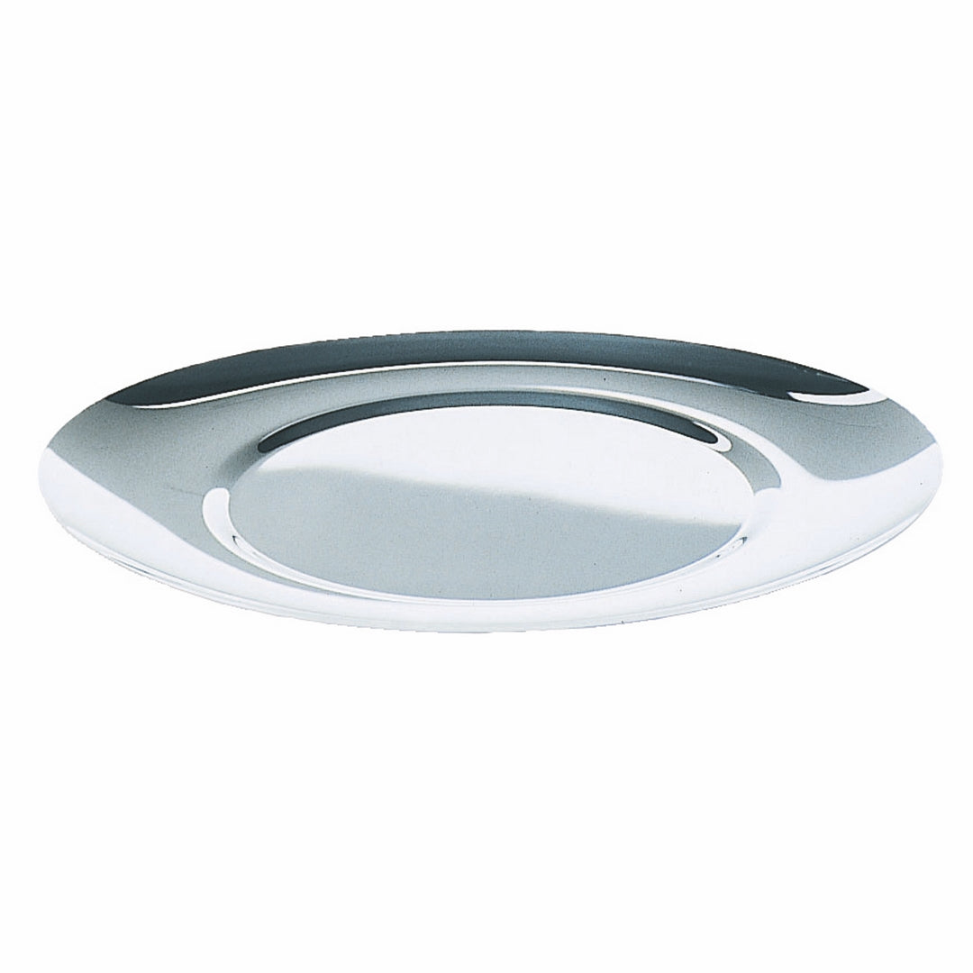 Oval Charger; L: 13-3/8" W: 12-1/4"