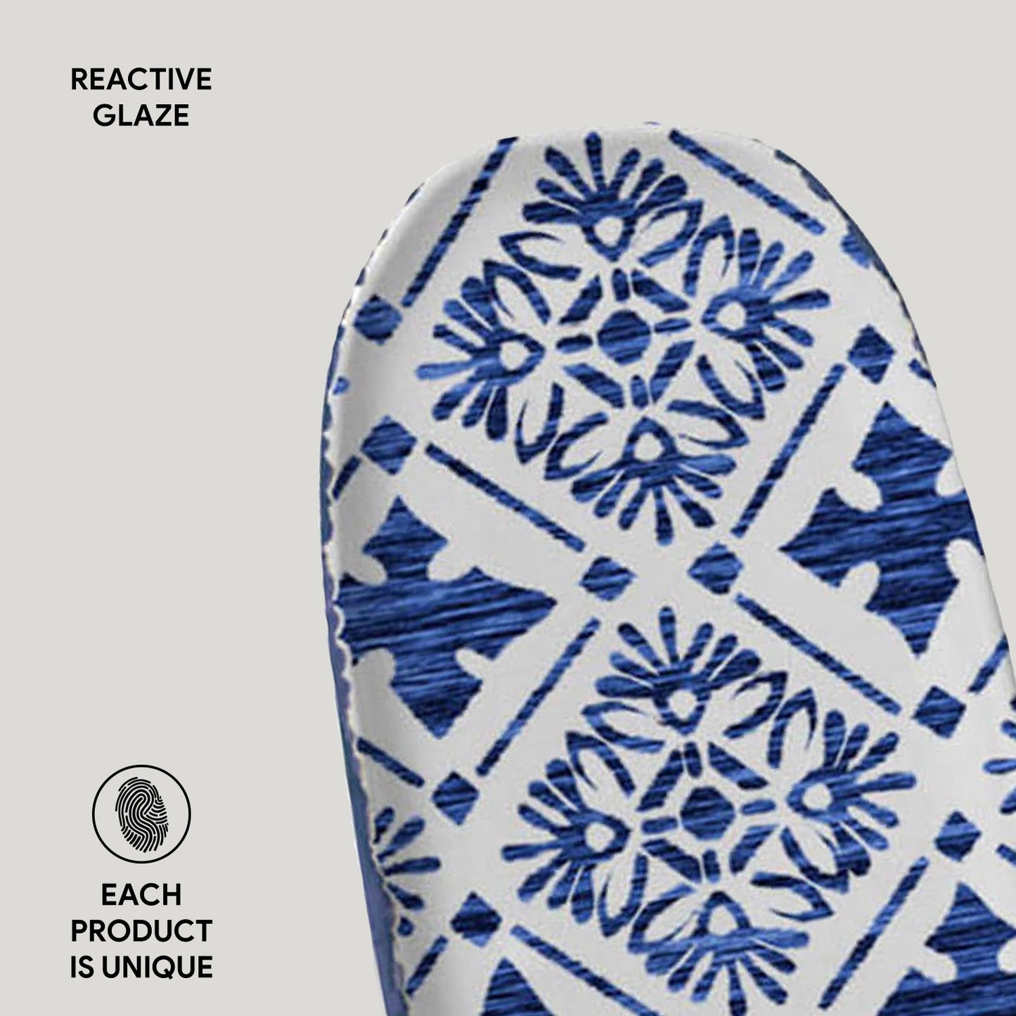 Porto Brasil MAYA SHALLOW OVAL PR ORGANIC STONEWARE dia. 9.06x4.33" SET OF 2 DESIGNS SKU: '35114117901