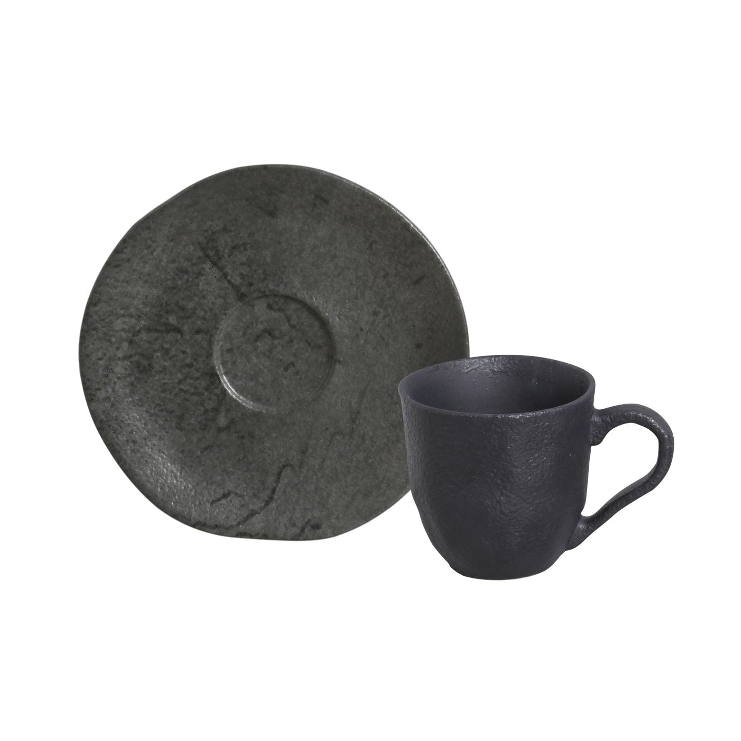 Porto Brasil CHROMIUM ORGANIC COFFEE CUP + ORGANIC SAUCER SKU: '351474601