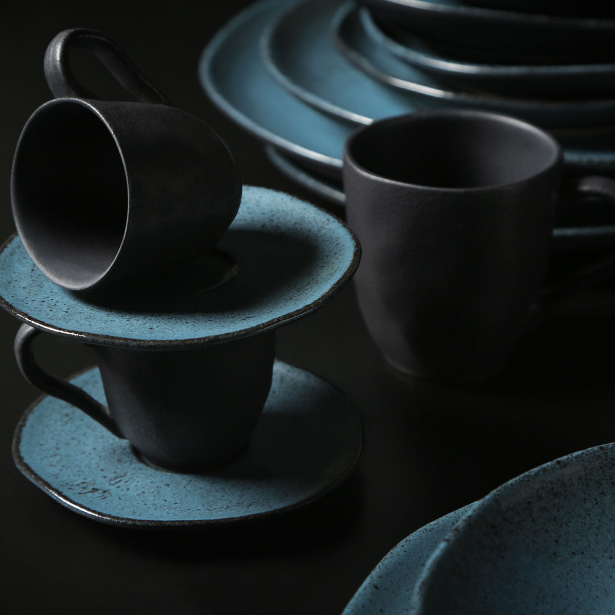 Porto Brasil NIGHT SKY ORGANIC COFFEE CUP + ORGANIC SAUCER SKU: '351481301