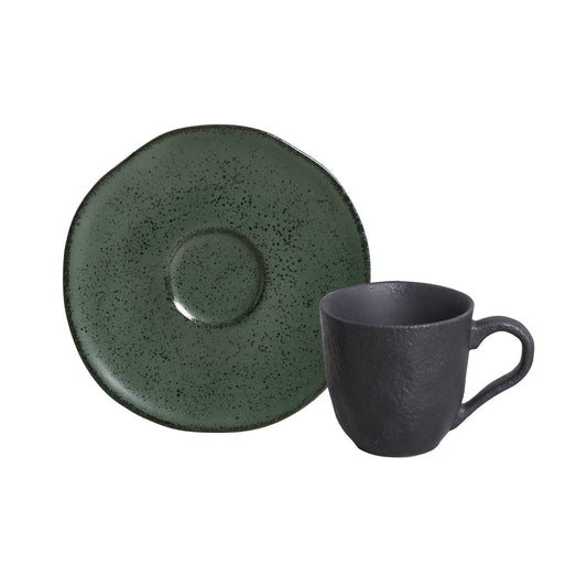 Porto Brasil GREENERY ORGANIC COFFEE CUP + ORGANIC SAUCER  SKU: '351495801