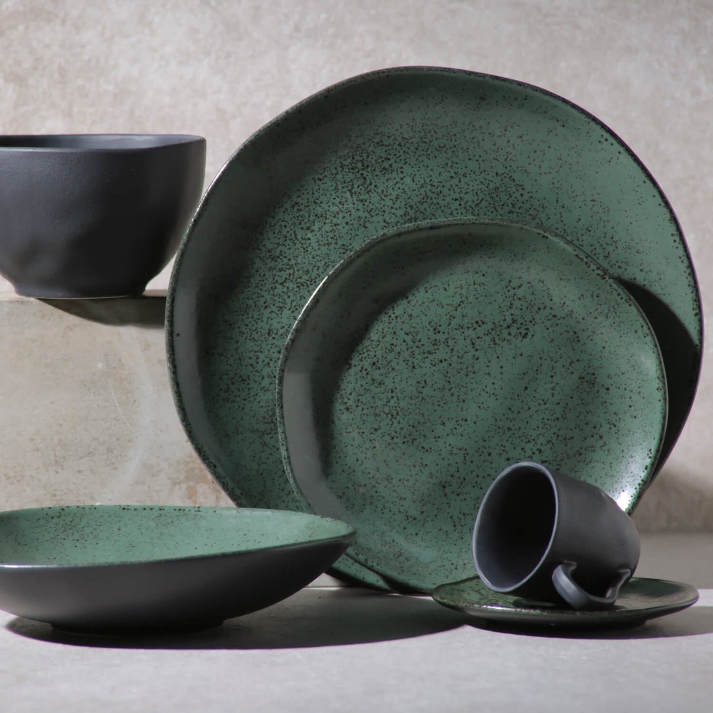 Porto Brasil GREENERY ORGANIC COFFEE CUP + ORGANIC SAUCER SKU: '351495801