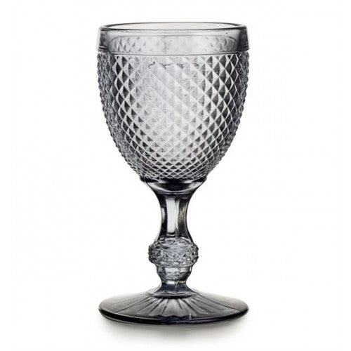 Vista Alegre Bicos Cinza - Set with 4 Water Goblets Grey SKU: 49000061