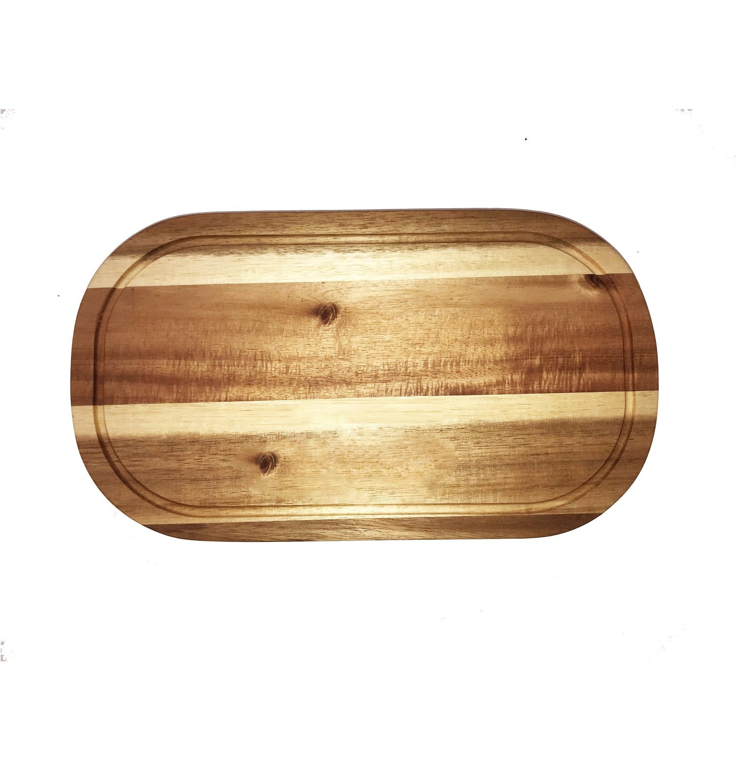 ZavisGreen Acacia Serving Rounded cutting board 20" X 11" SKU: ZG-660420