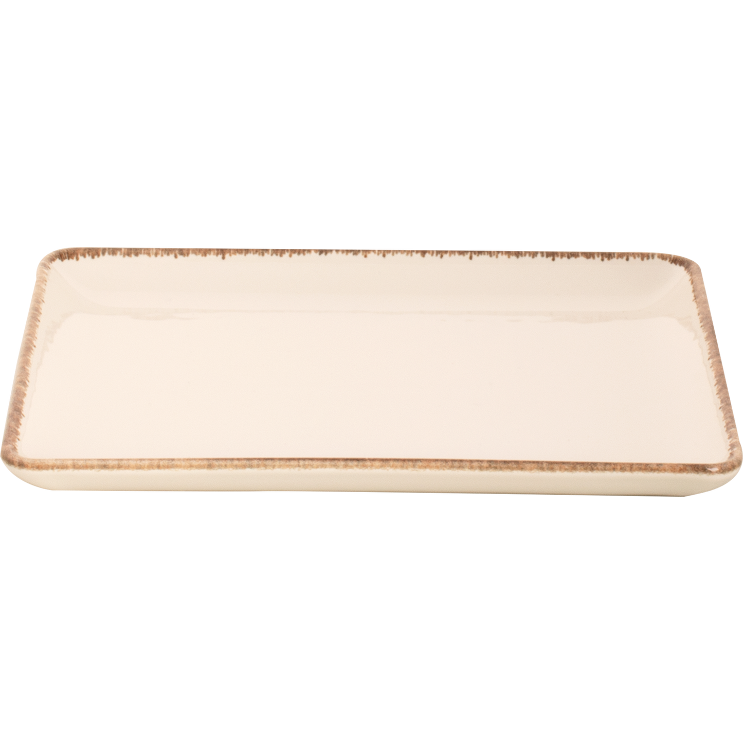 MAASTRICHT PLATE 23X17 RECT. CREAM AKOYA 9 x 6.75 inch SKU: MS-533801