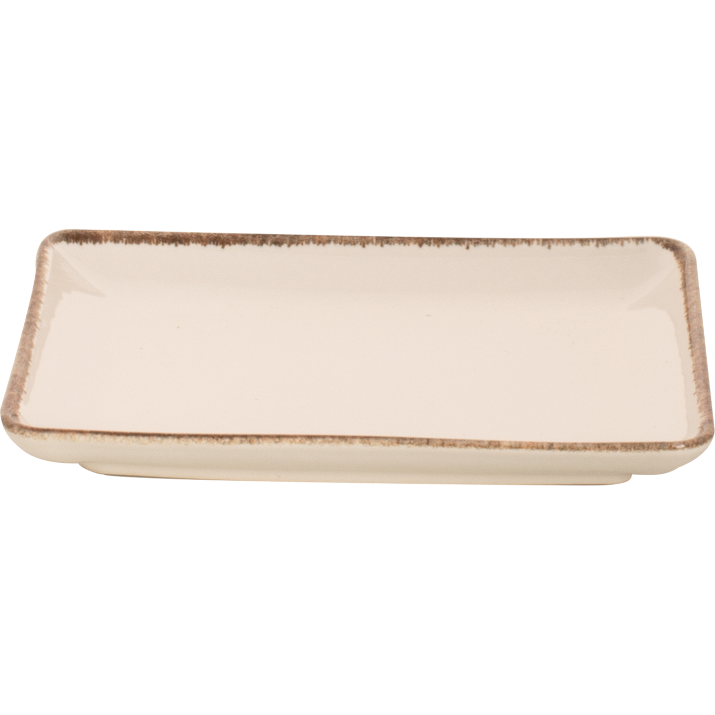 MAASTRICHT PLATE 18X13 RECT. CREAM AKOYA 7 x 5 inch SKU: MS-533802