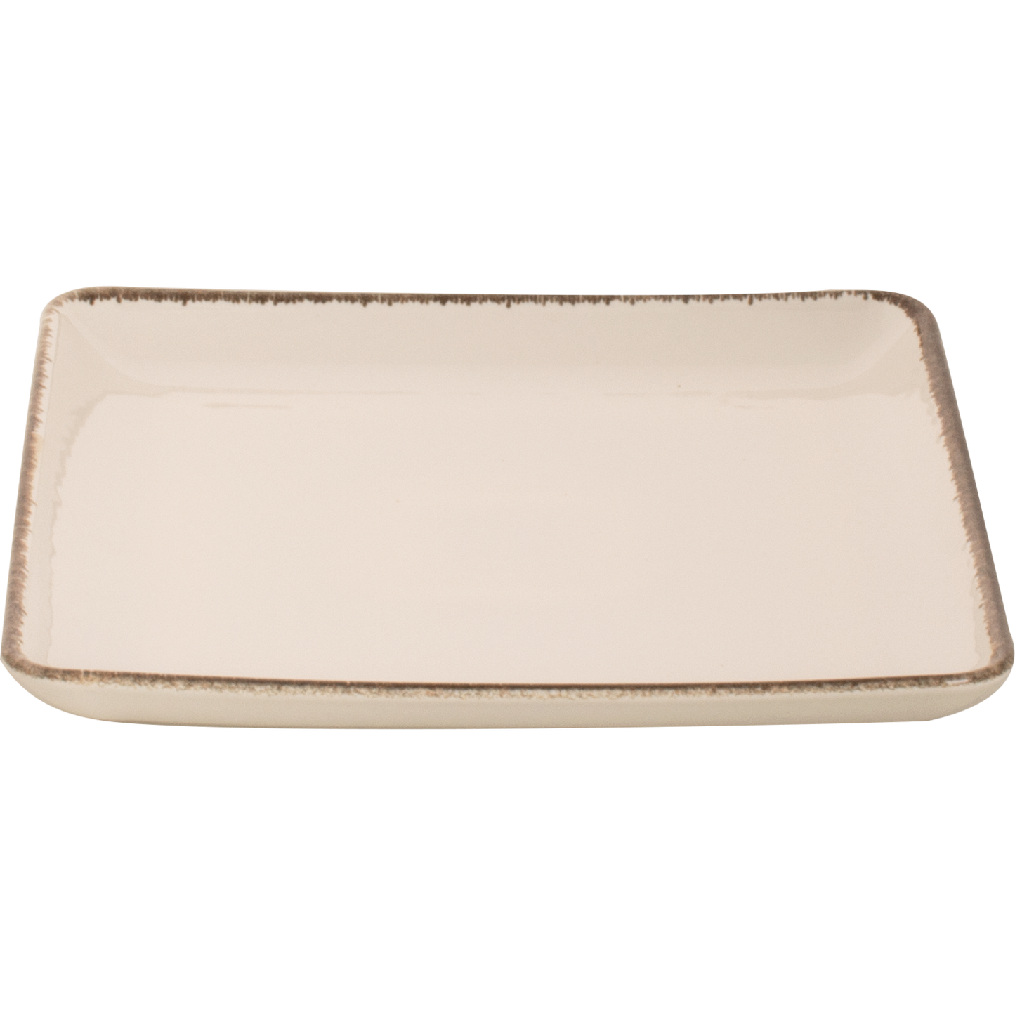 MAASTRICHT PLATE 19 SQUARE CREAM AKOYA 7.5 inch SKU: MS-533803
