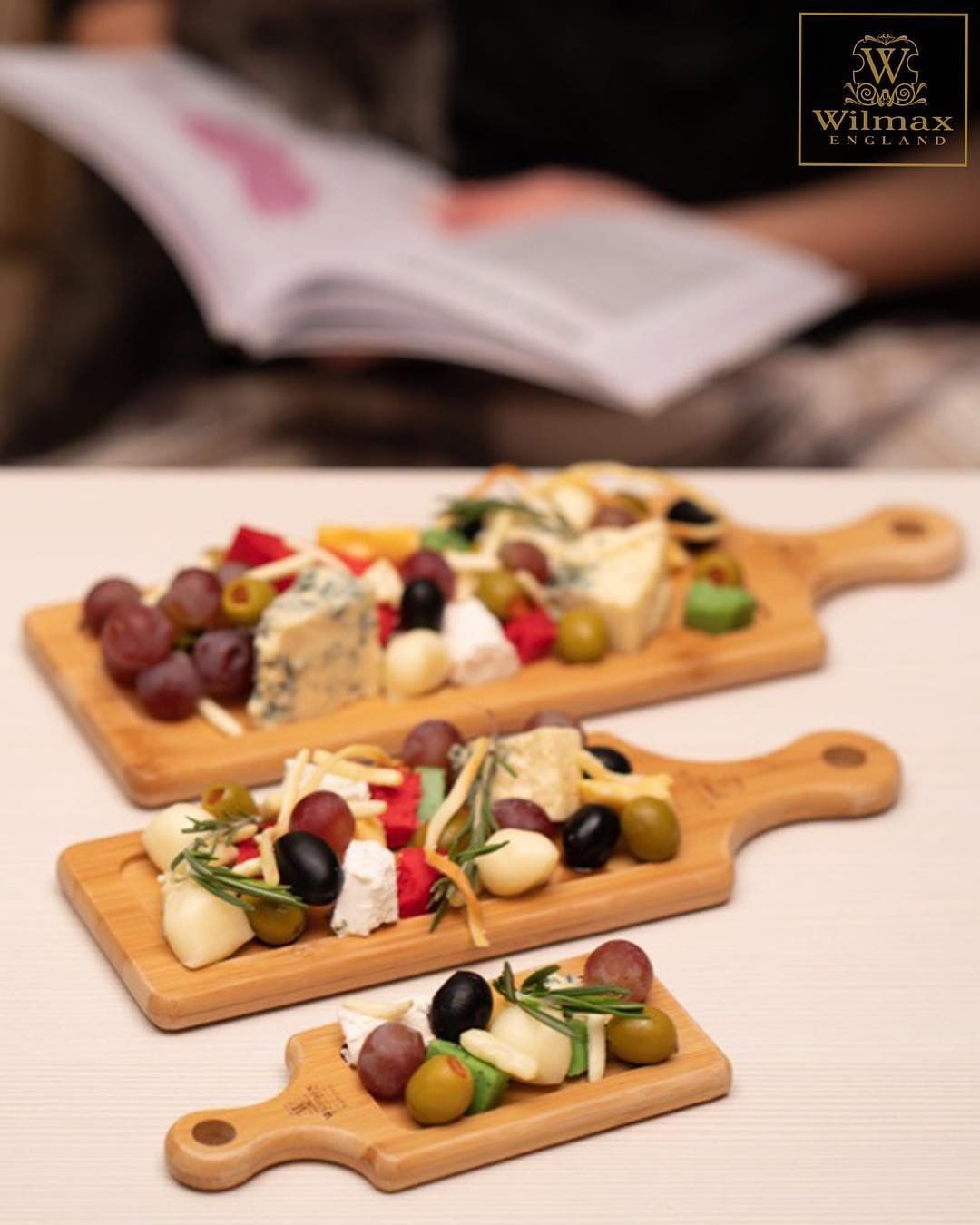 Wilmax Natural Bamboo Tray 6.25" X 2.5" | 16 X 6 Cm SKU: WL-771001/A