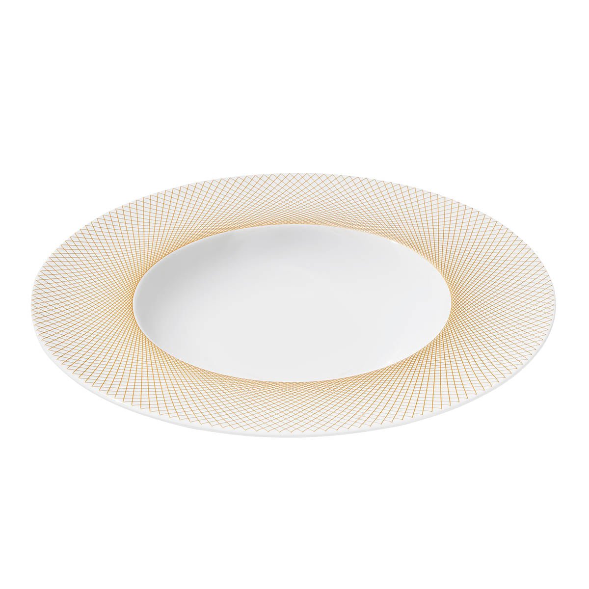 Degrenne Collection Graphique Classique Gold round pasta plate: 11.61 inches