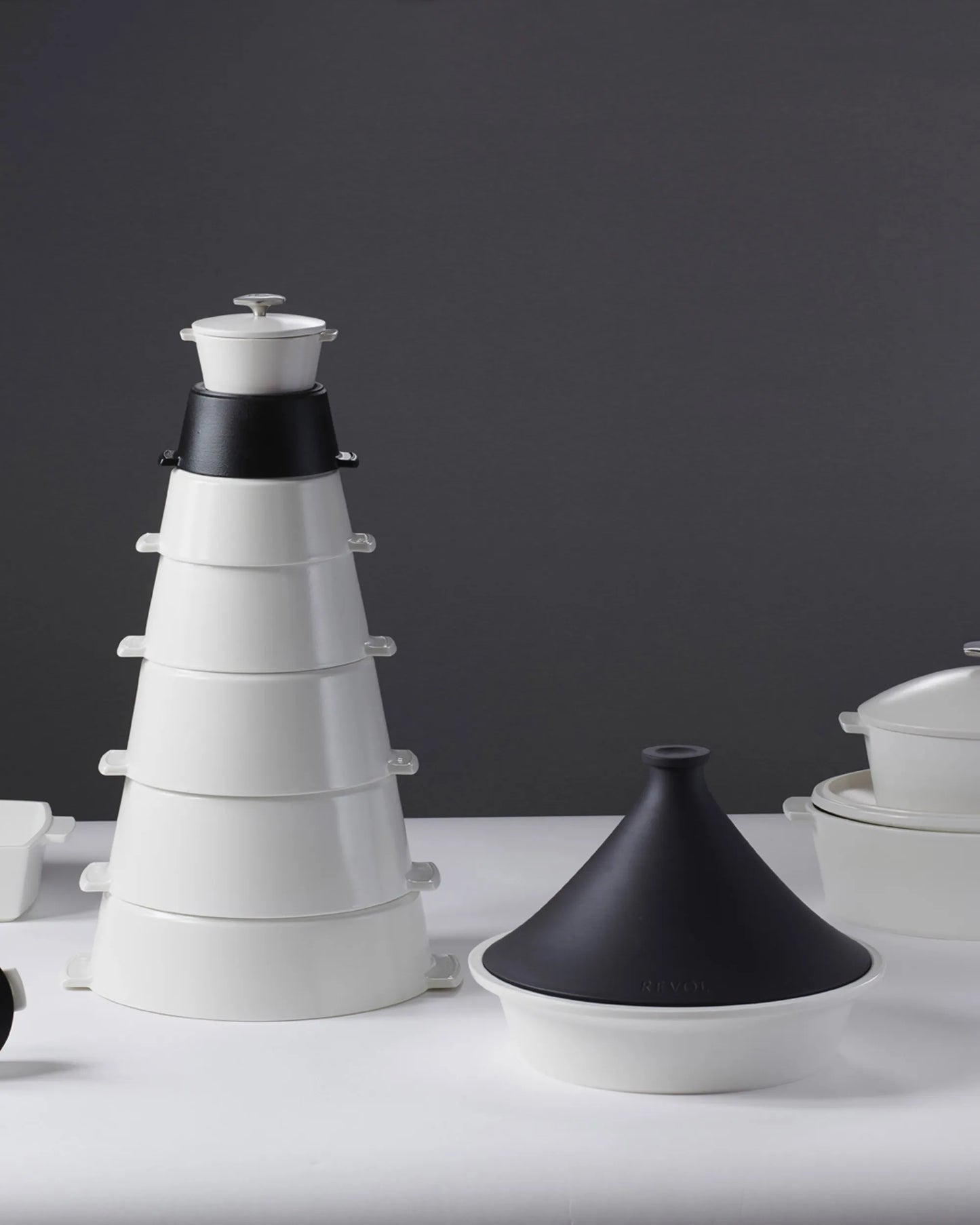 Revol REVOLUTION 2 ROUND COCOTTE 5.25''/13cm Cast iron style SKU: '649879