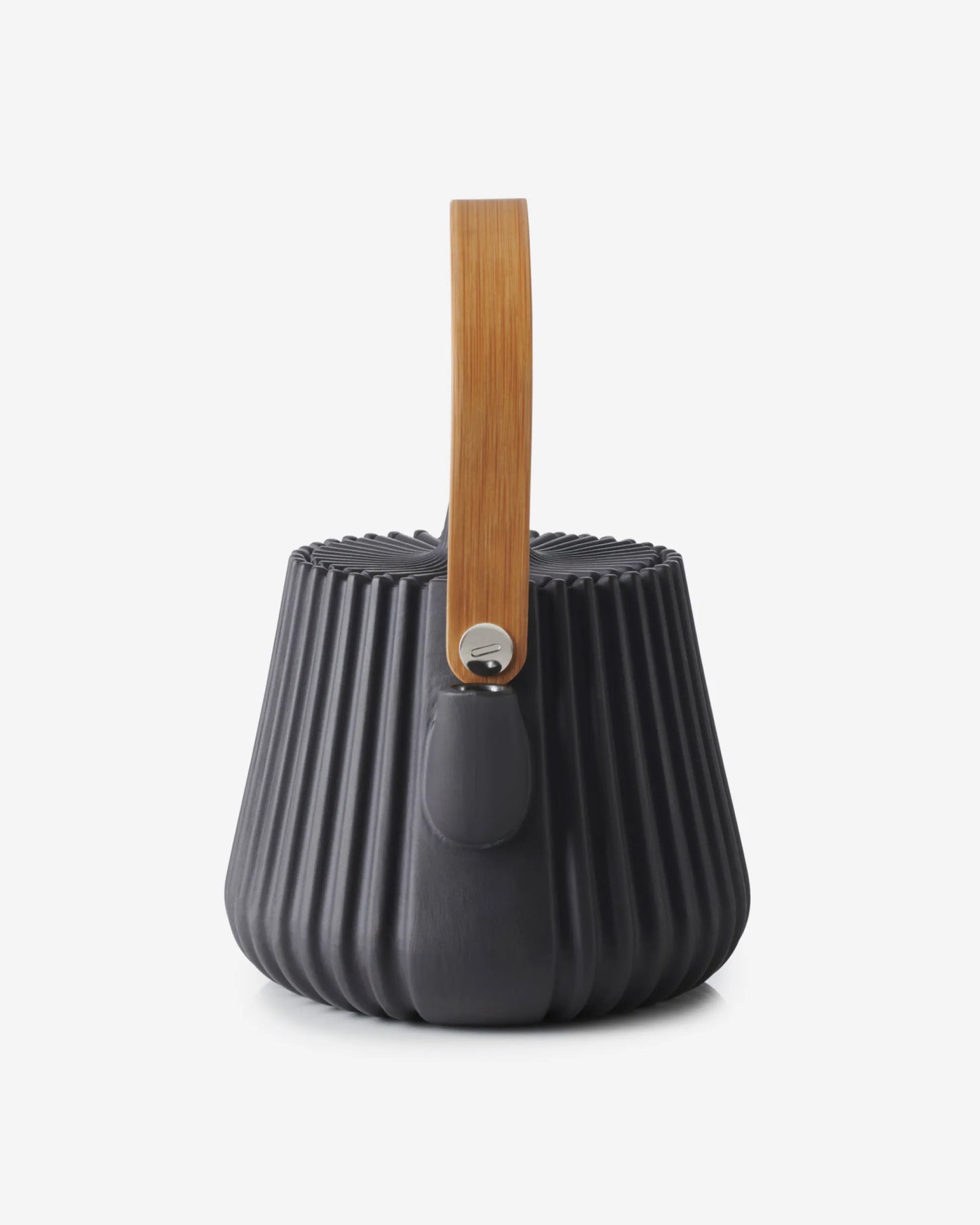 Revol PEKOE TEAPOT + INFUSER BASKET Black Smooth Dark Metal SKU: '653593