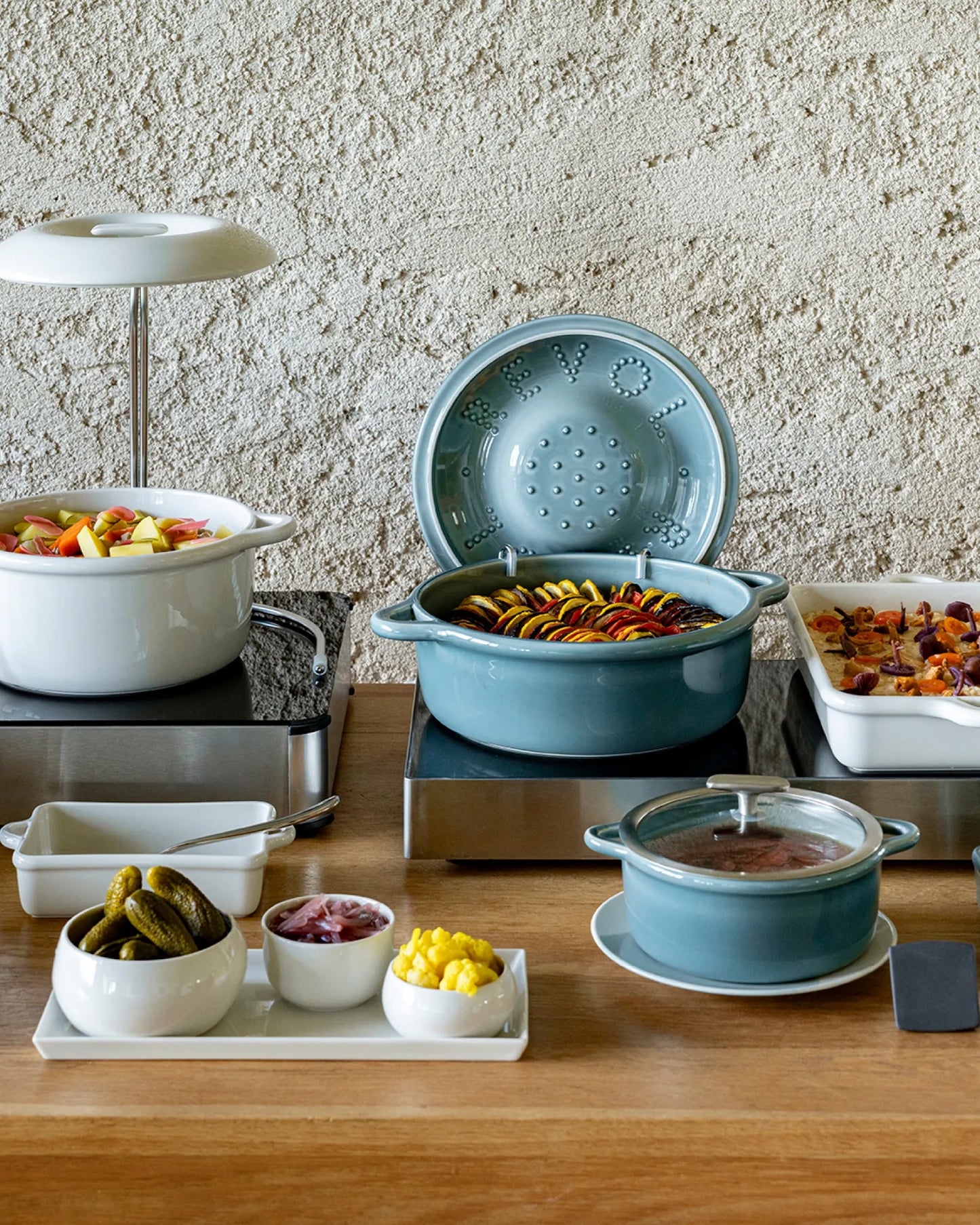 Revol BOMBANCE ROUND COCOTTE 26CM OVEN WITHOUT LID Cloud Grey SKU: '660263