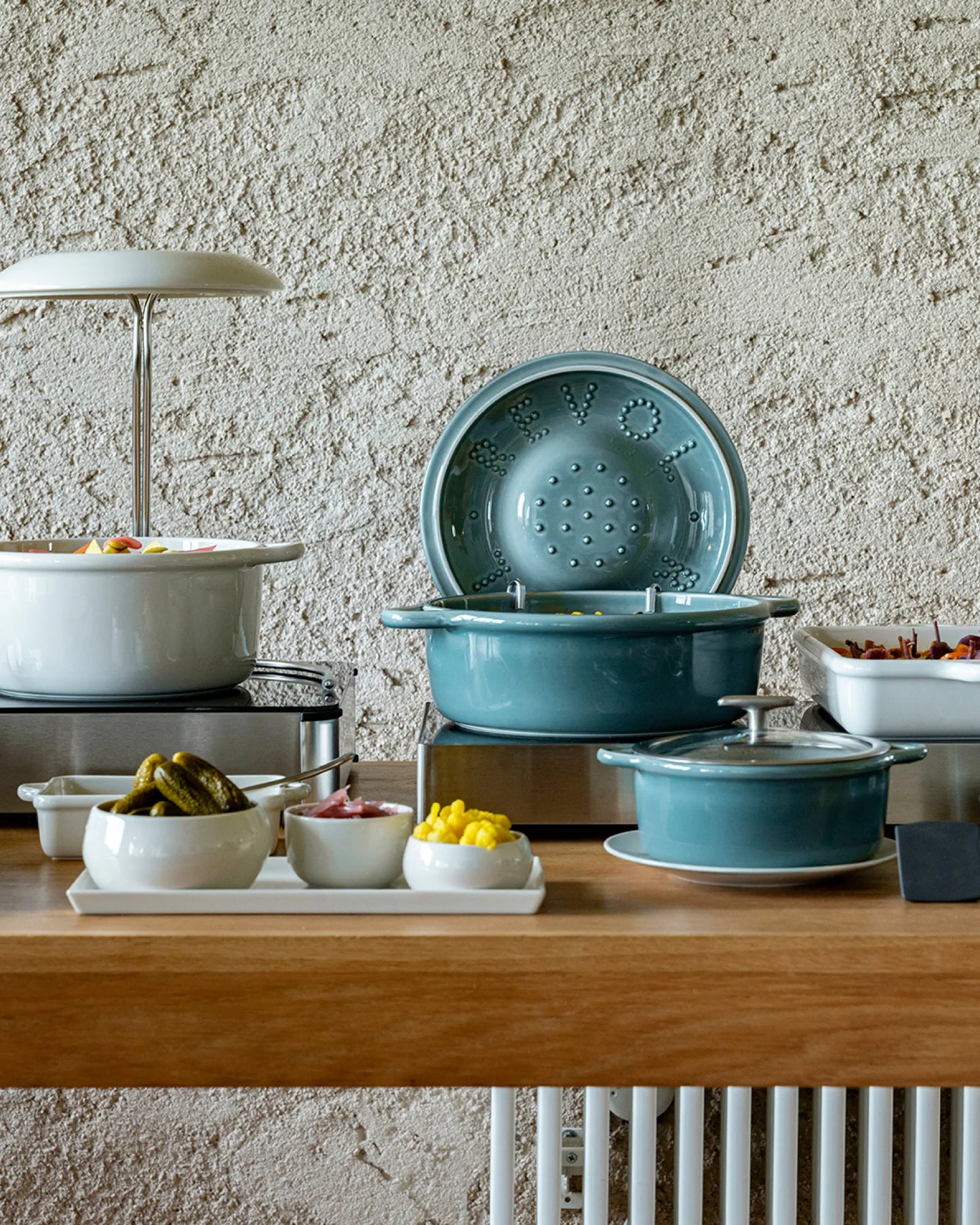 Revol BOMBANCE ROUND COCOTTE 26CM INDUCTION WITHOUT LID Cloud Grey Induction SKU: '660264