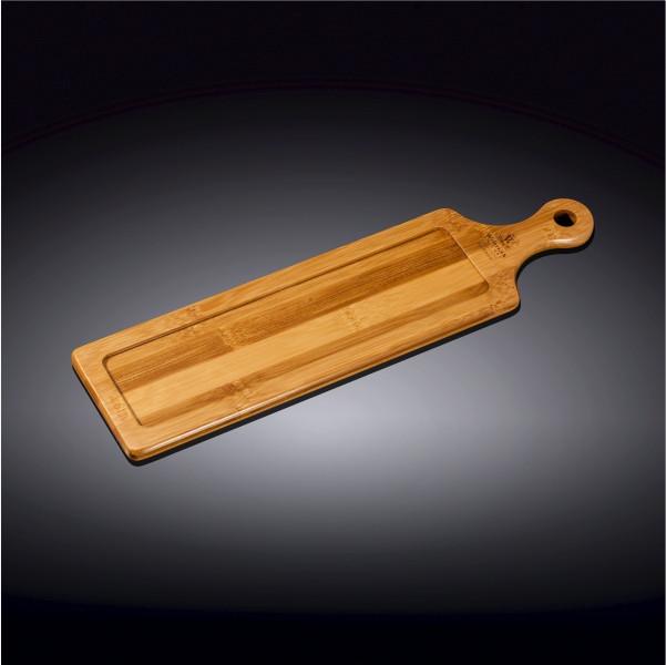 Wilmax Natural Bamboo Tray 14.5" X 3.75" | 36.5 X 9.5 Cm SKU: WL-771007/A