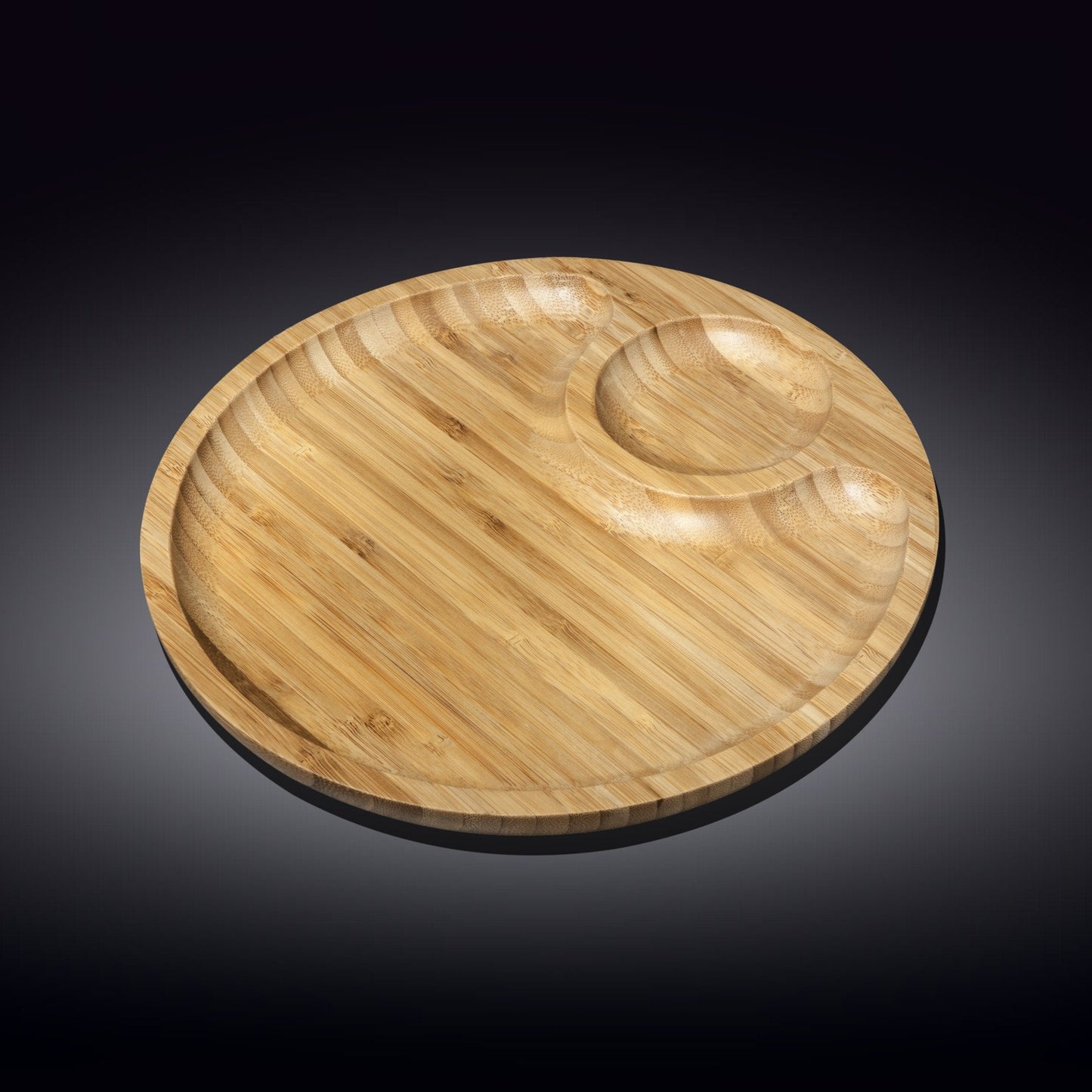 Wilmax Natural Bamboo 2 Section Platter 8" | 20.5 Cm SKU: WL-771042/A