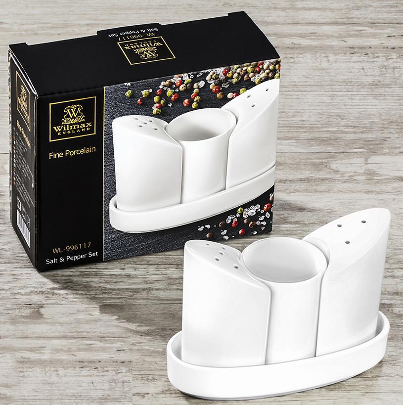 Wilmax Fine Porcelain Salt & Pepper Set SKU: WL-996117/SP