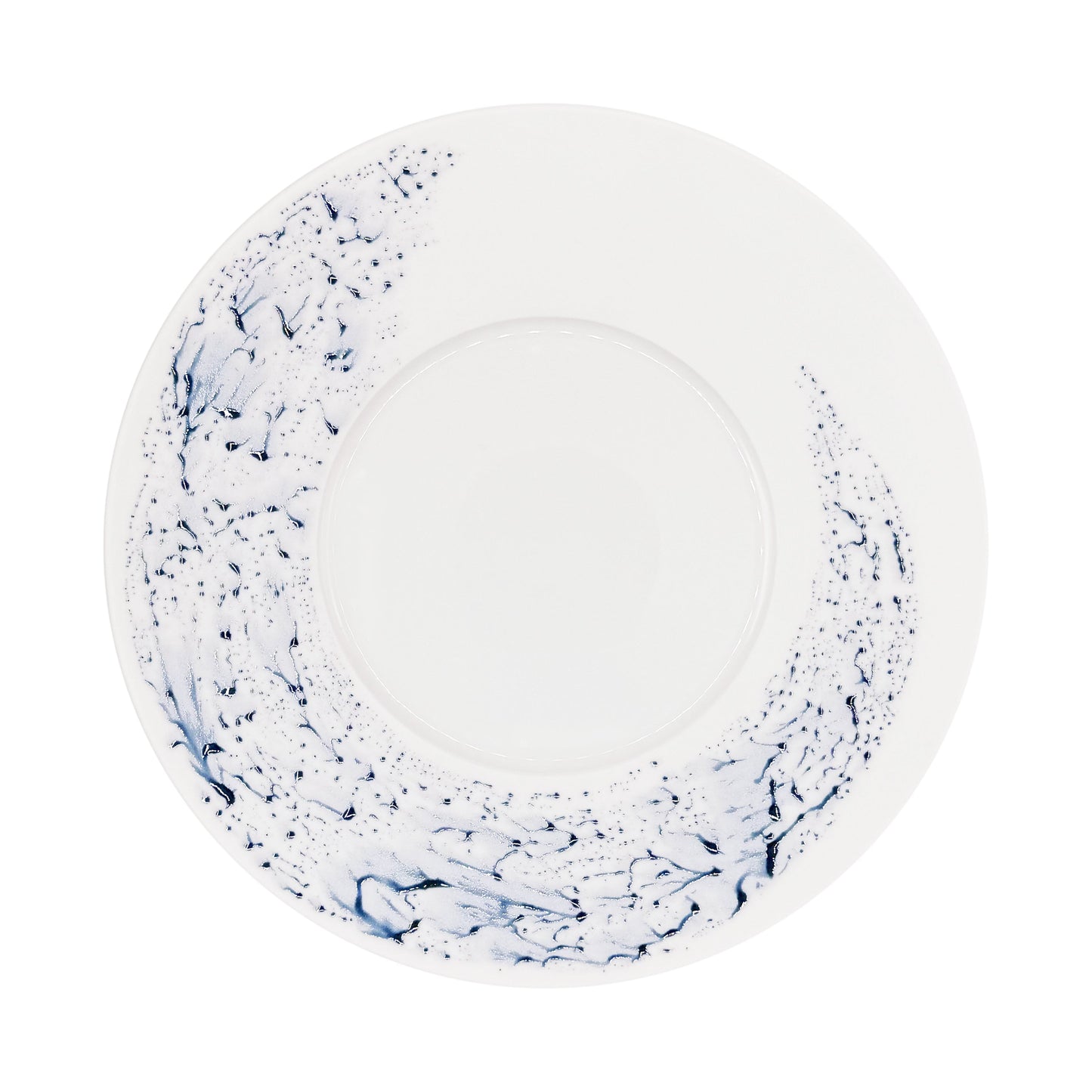 JL Coquet BLUE IMPRESSION - Assiette 29 cm - 15, 2011 5.91 Inch SKU: DMO1004BIMPBLNC000
