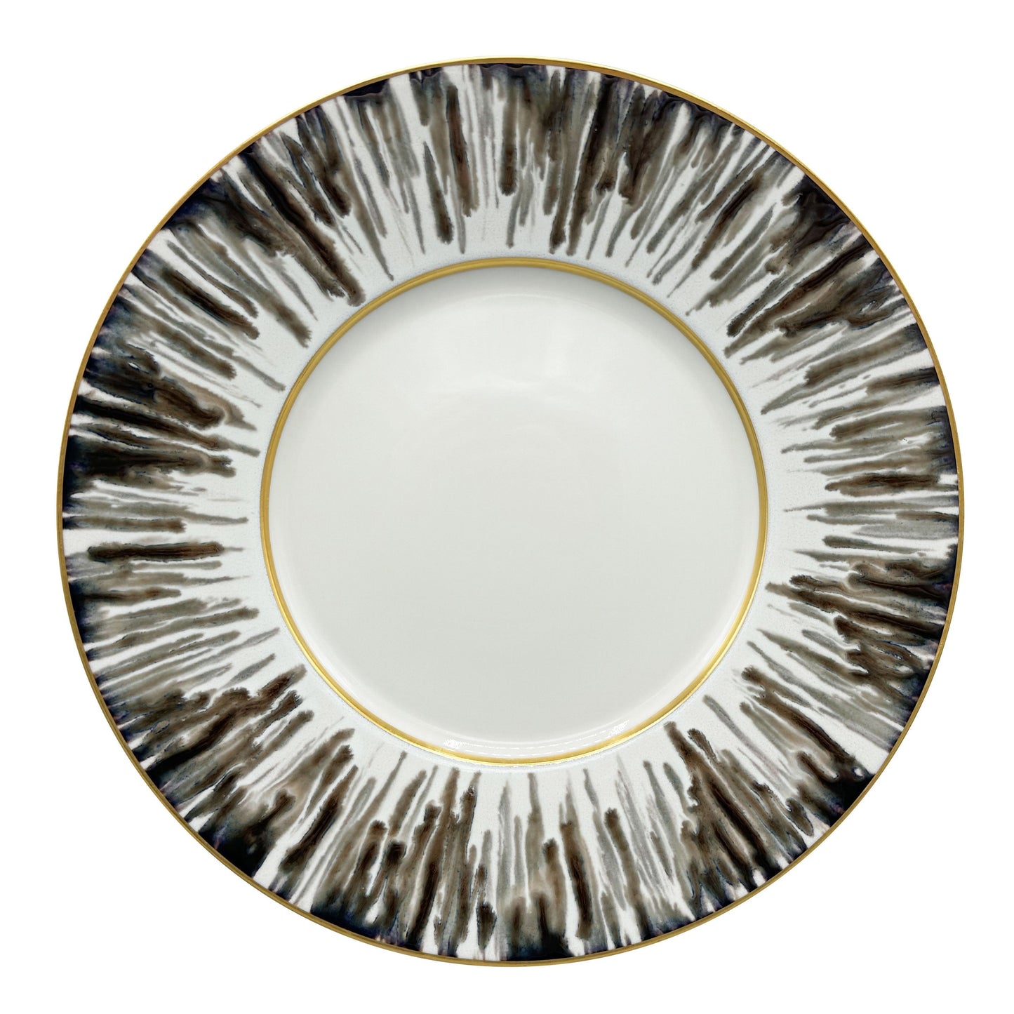 JL Coquet ?CAILLE CR?ME Filet Or - Assiette de pr?sentation, 1824 12.6 Inch SKU: MHV1039ECRECREMA00