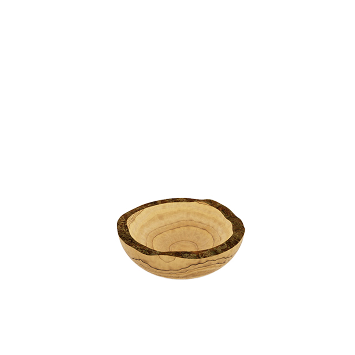 Tilt Mini Rustic Olive Wood Bowl