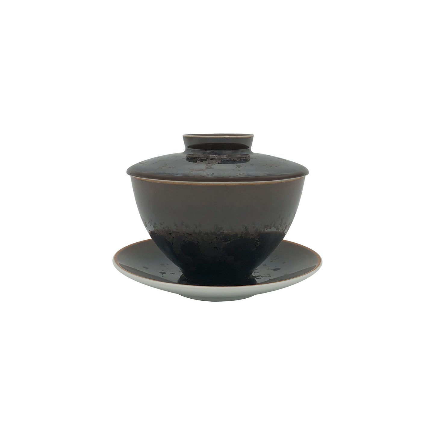 JL Coquet STARDUST - Tasse th? & soucoupe asiatique (couvercle inclus) 4.53 Inch SKU: LAS3025STDUBLNC000
