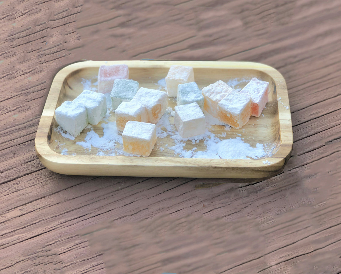ZavisGreen Acacia Serving rectangle tray / dish 6" X 4" SKU: ZG-660206