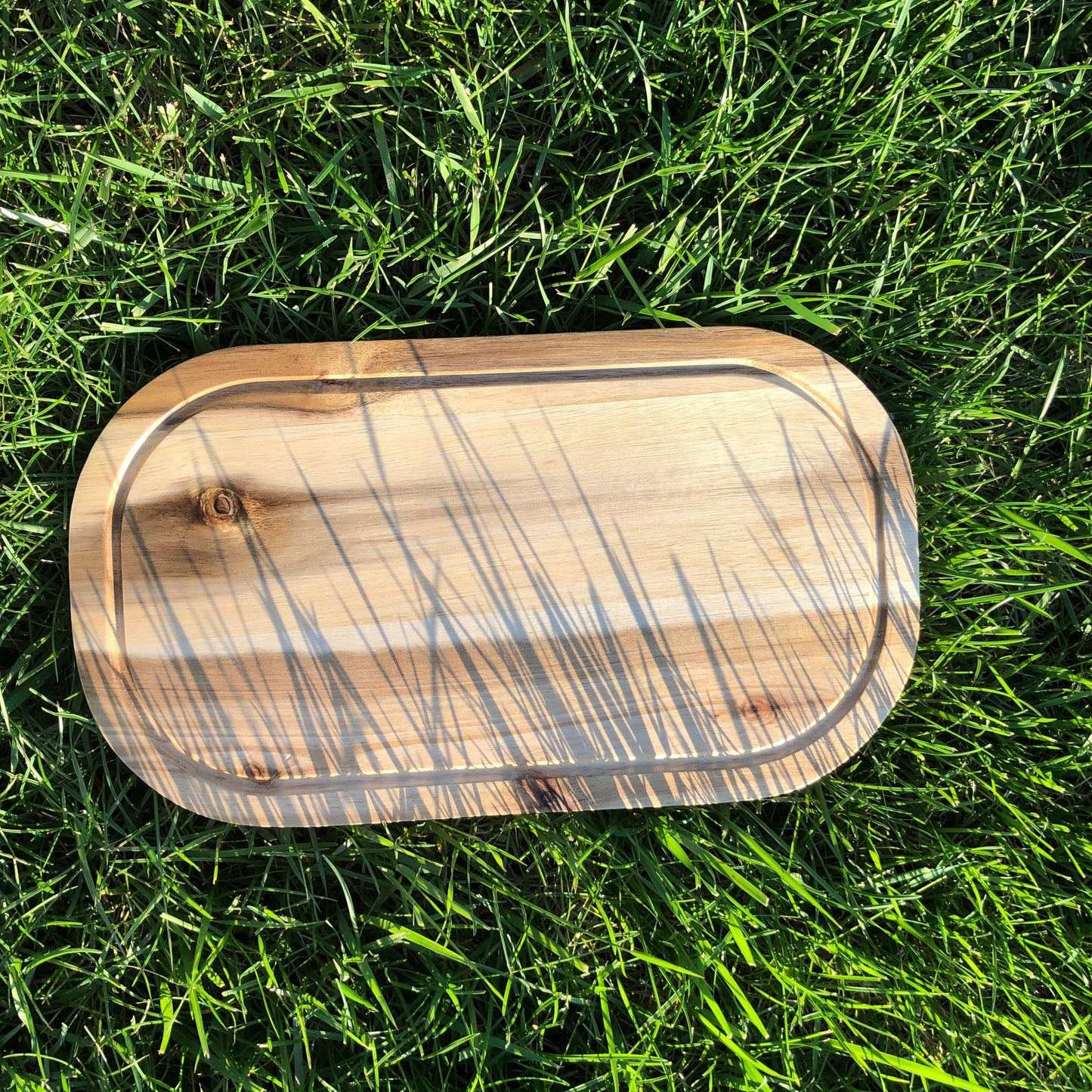 ZavisGreen Acacia Serving Rounded cutting board 14" X 8" SKU: ZG-660414