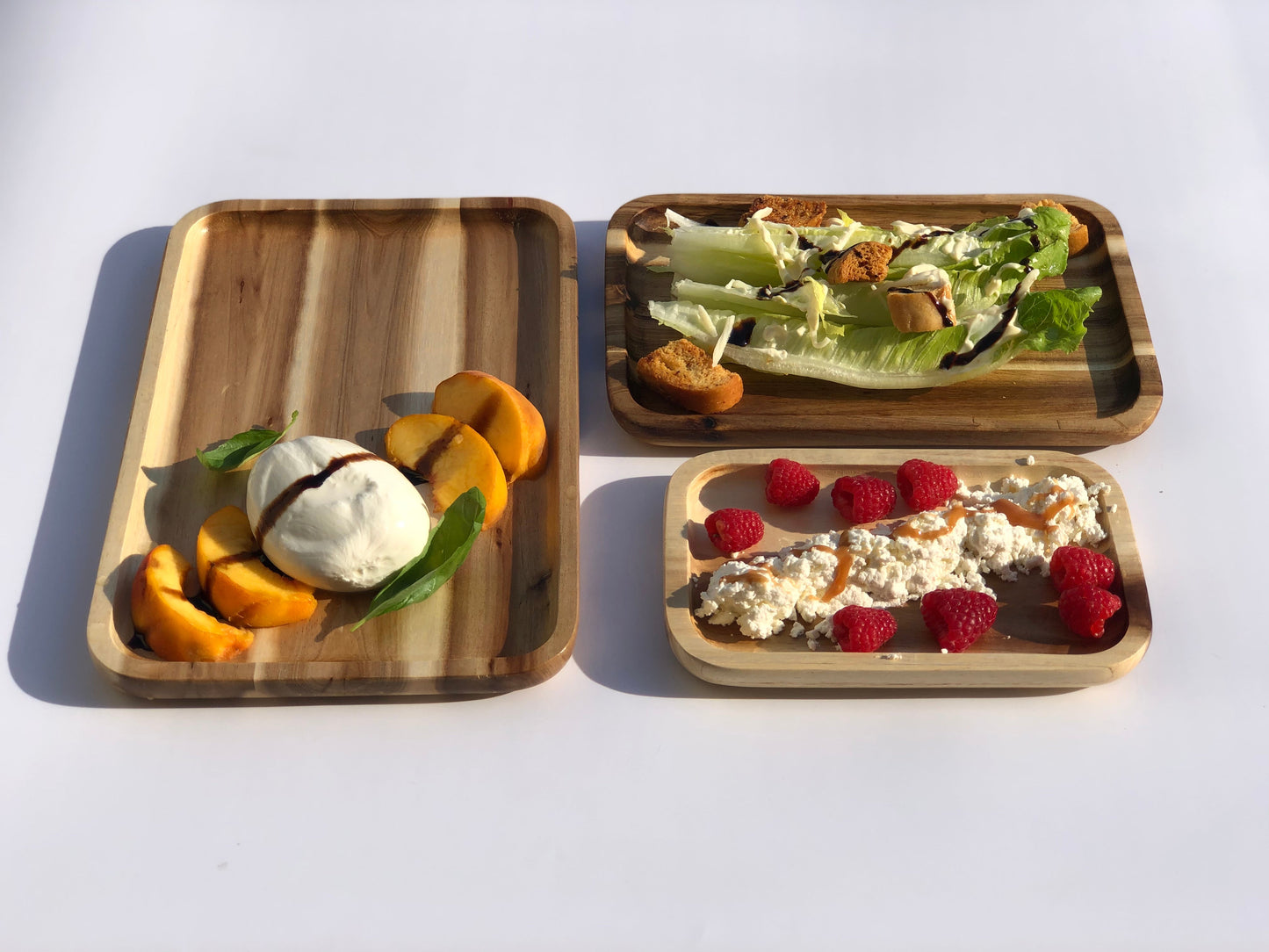 ZavisGreen Acacia Serving rectangle tray / dish 6" X 4" SKU: ZG-660206