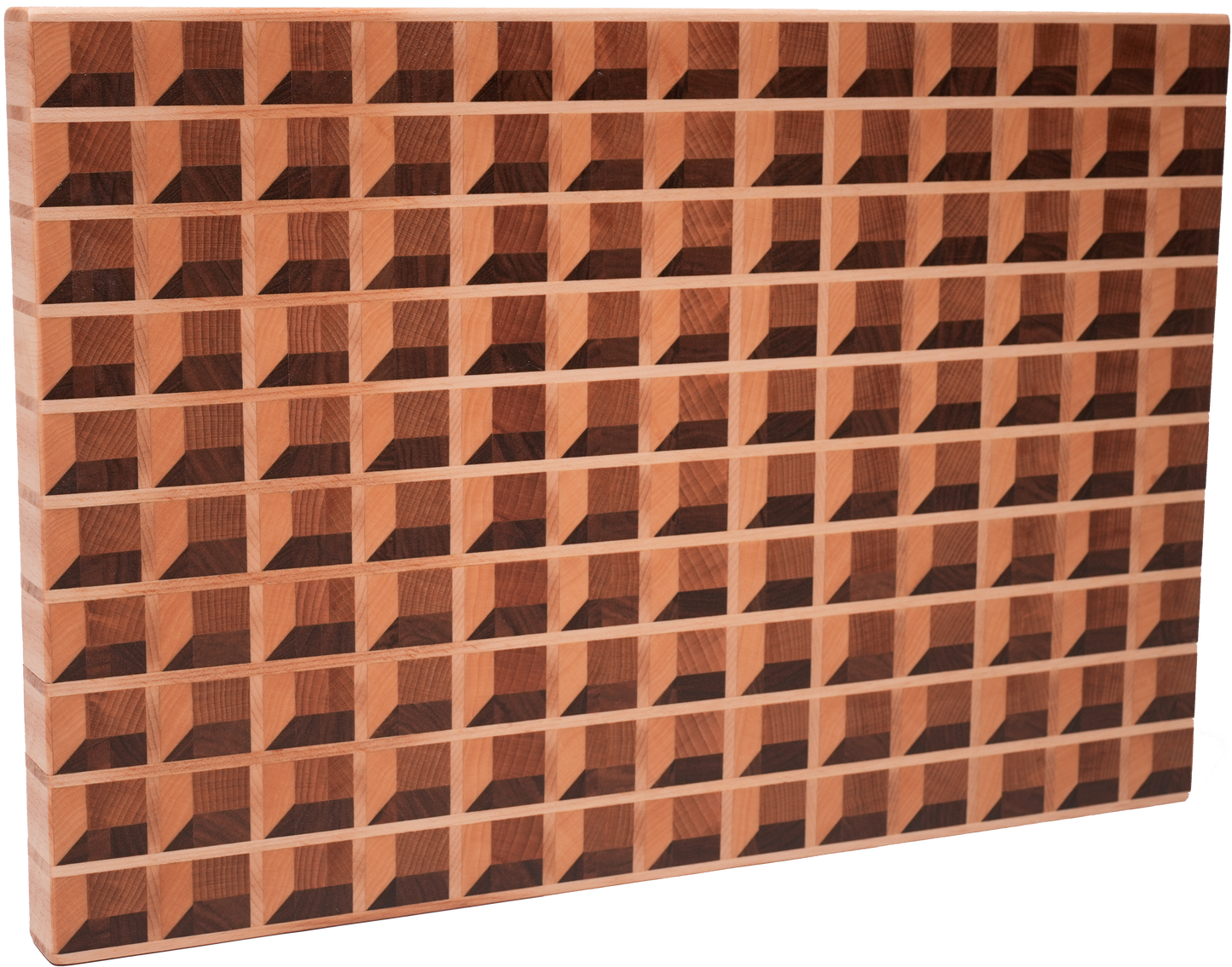 GRAIN BOARD Beech and walnut 17.72 x 11.81 x 1.18 inches #0548